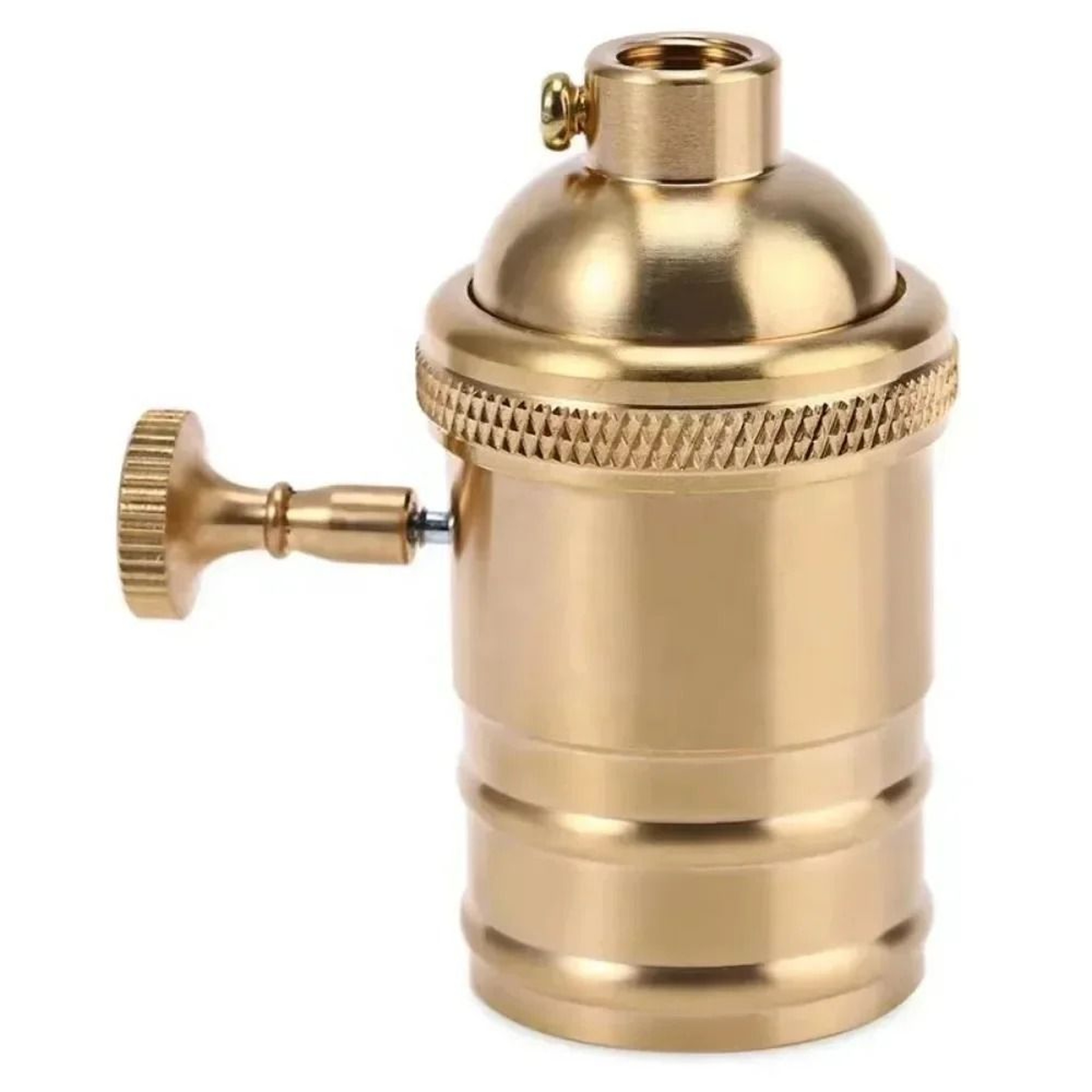 Vintage Electroplate Brass E27 Suspension Lamp Holder 5