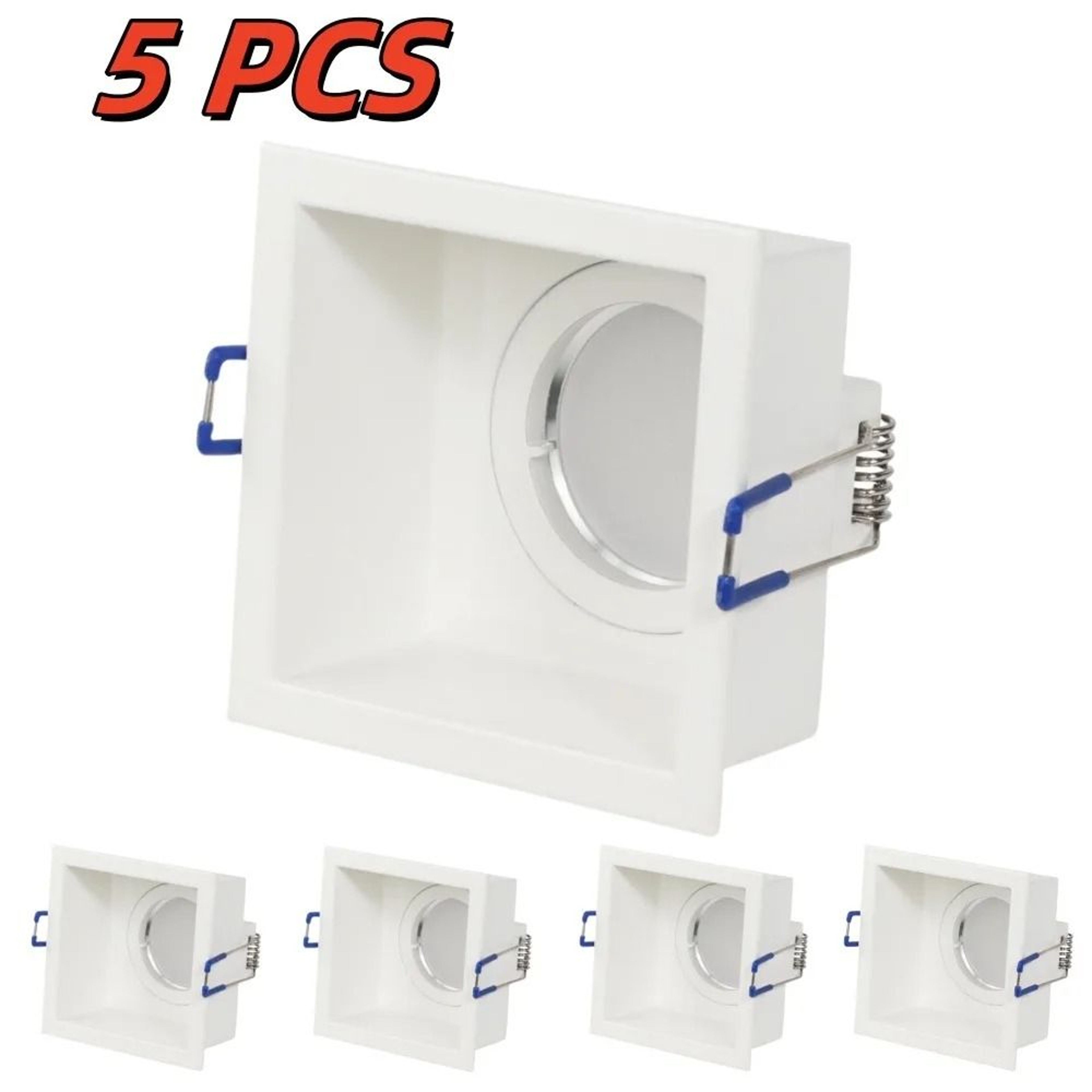 Recessed LED Downlight Bracket Spotlight Frame 5Pack GU10  MR16 4