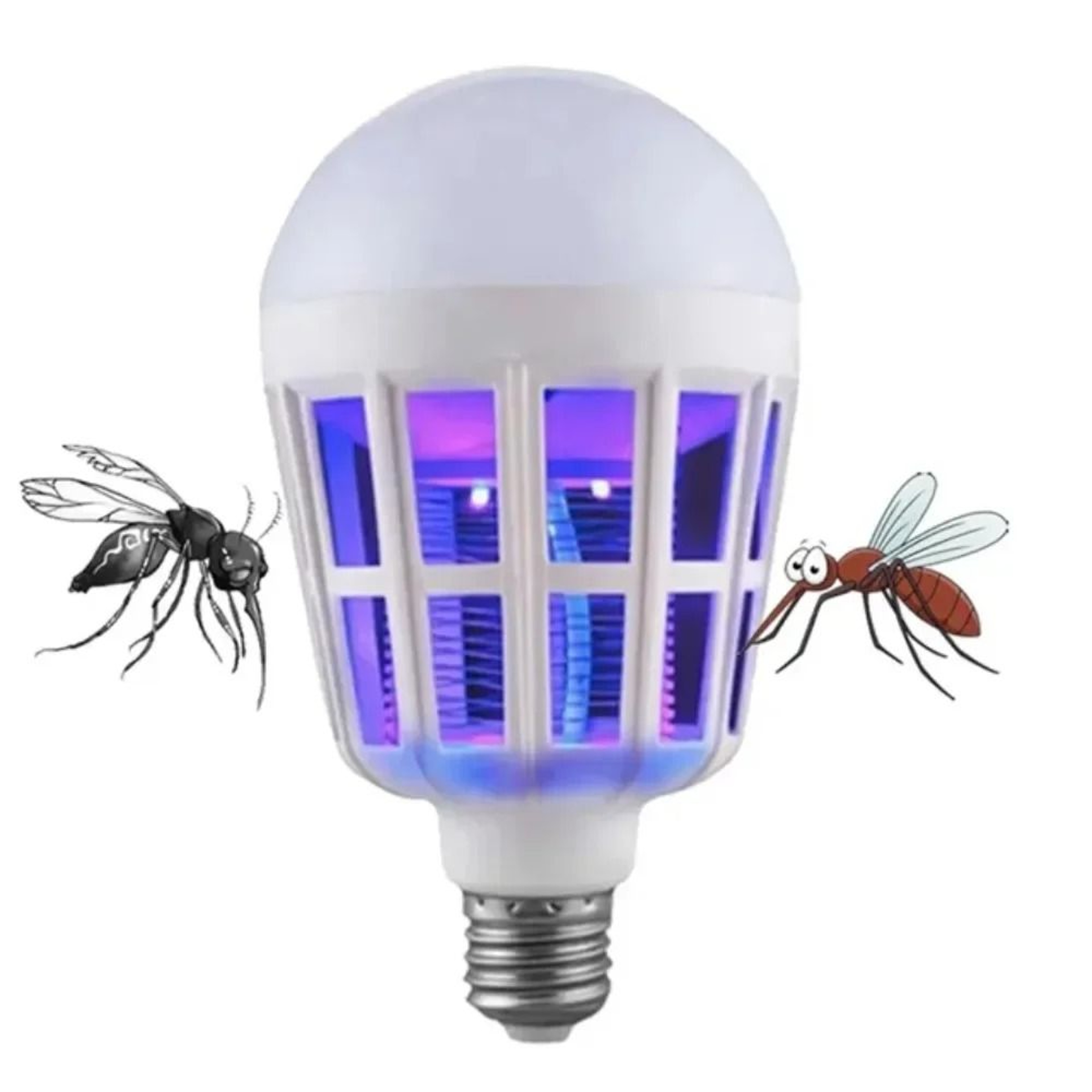 2in1 LED Mosquito Trap  Bug Zapper Bulb 0