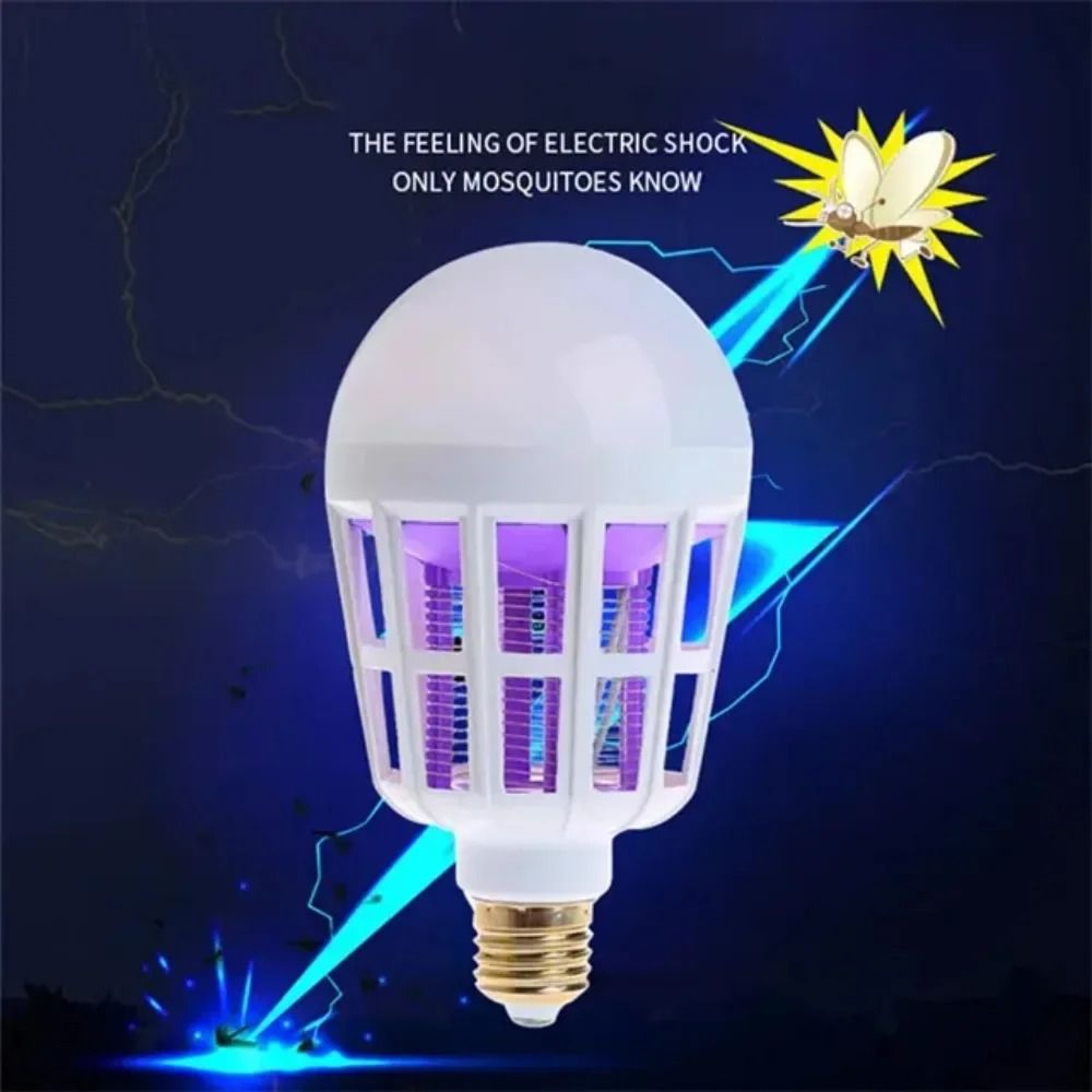 2in1 LED Mosquito Trap  Bug Zapper Bulb 1