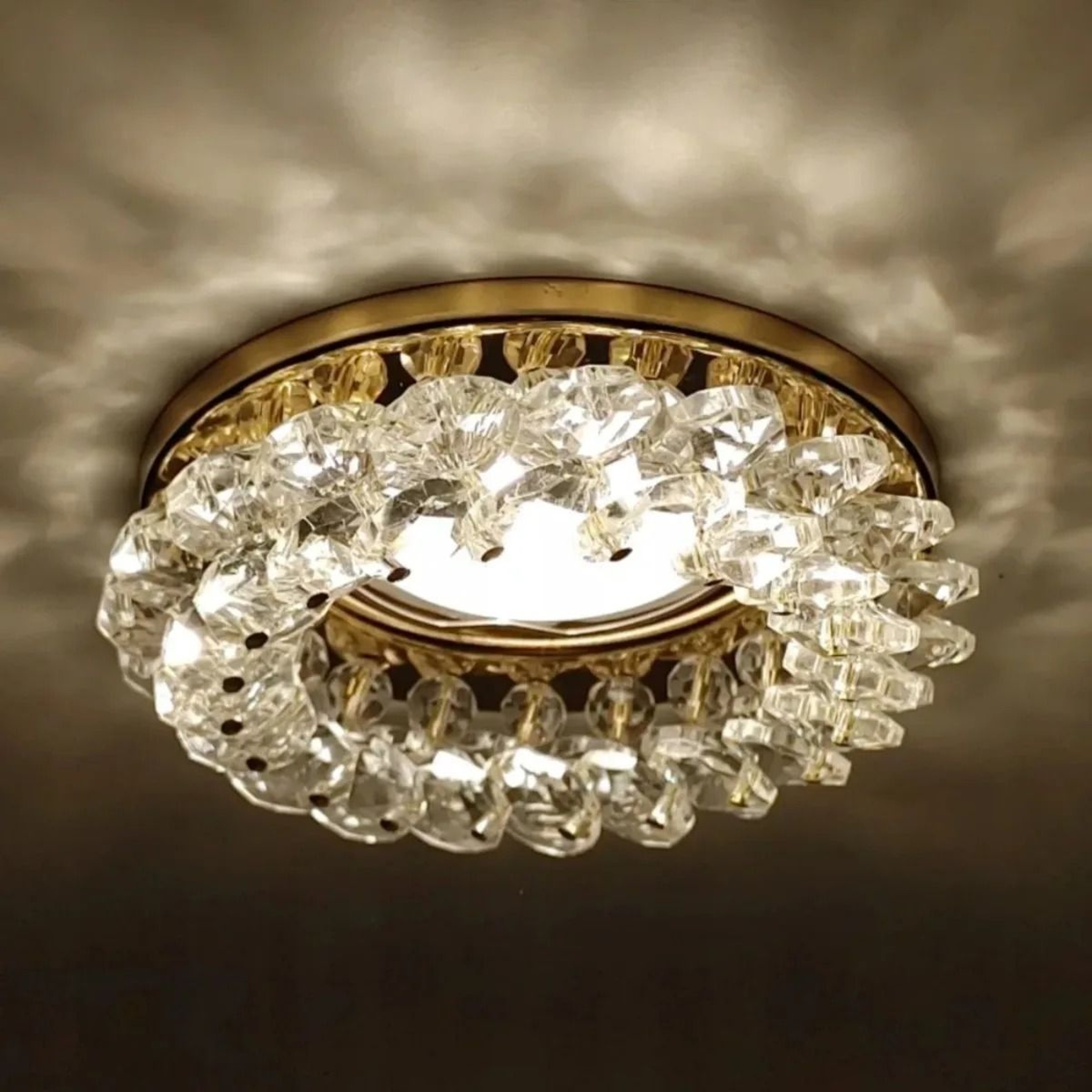 Recessed Crystal LED Downlight Spotlight Frame 0