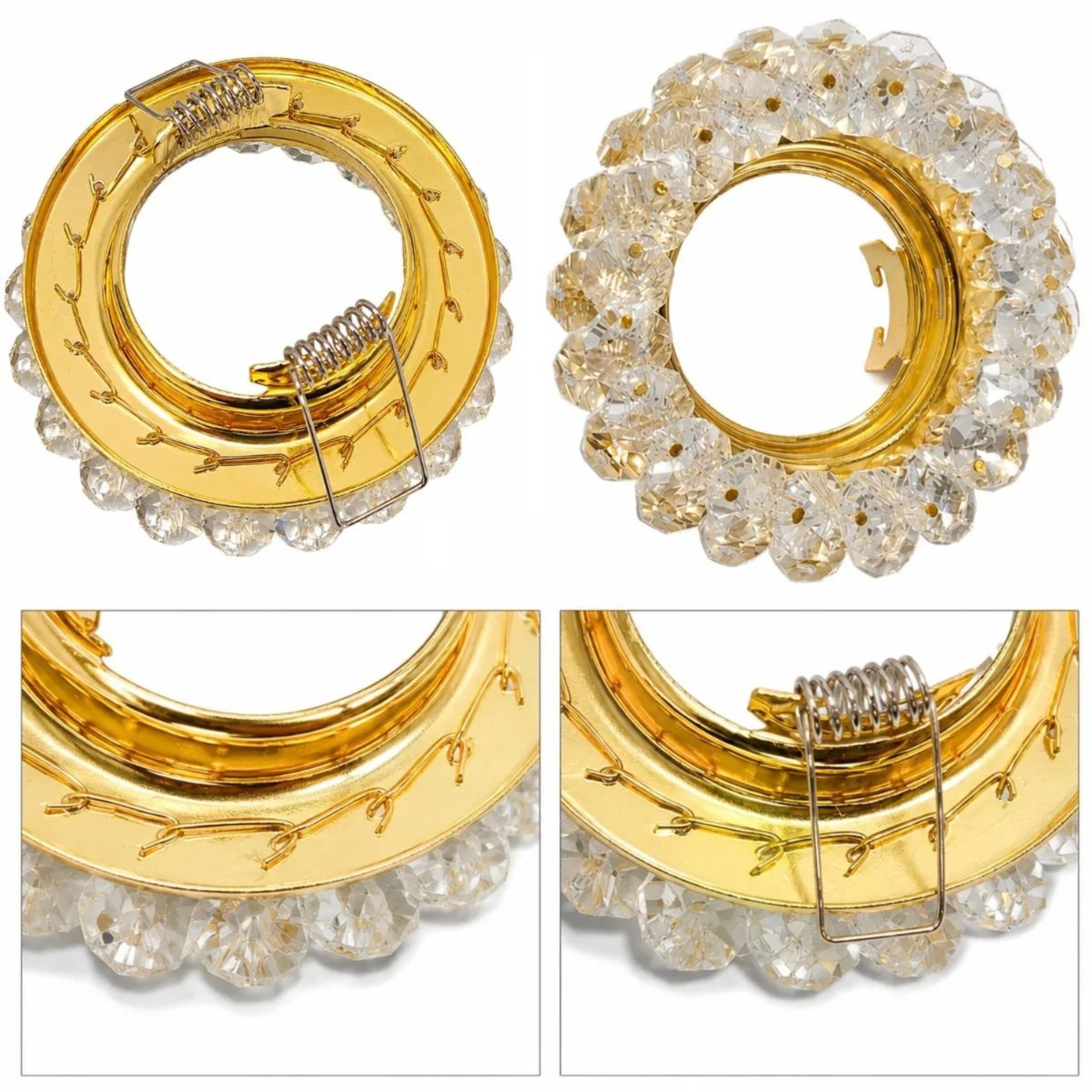 Recessed Crystal LED Downlight Spotlight Frame 5