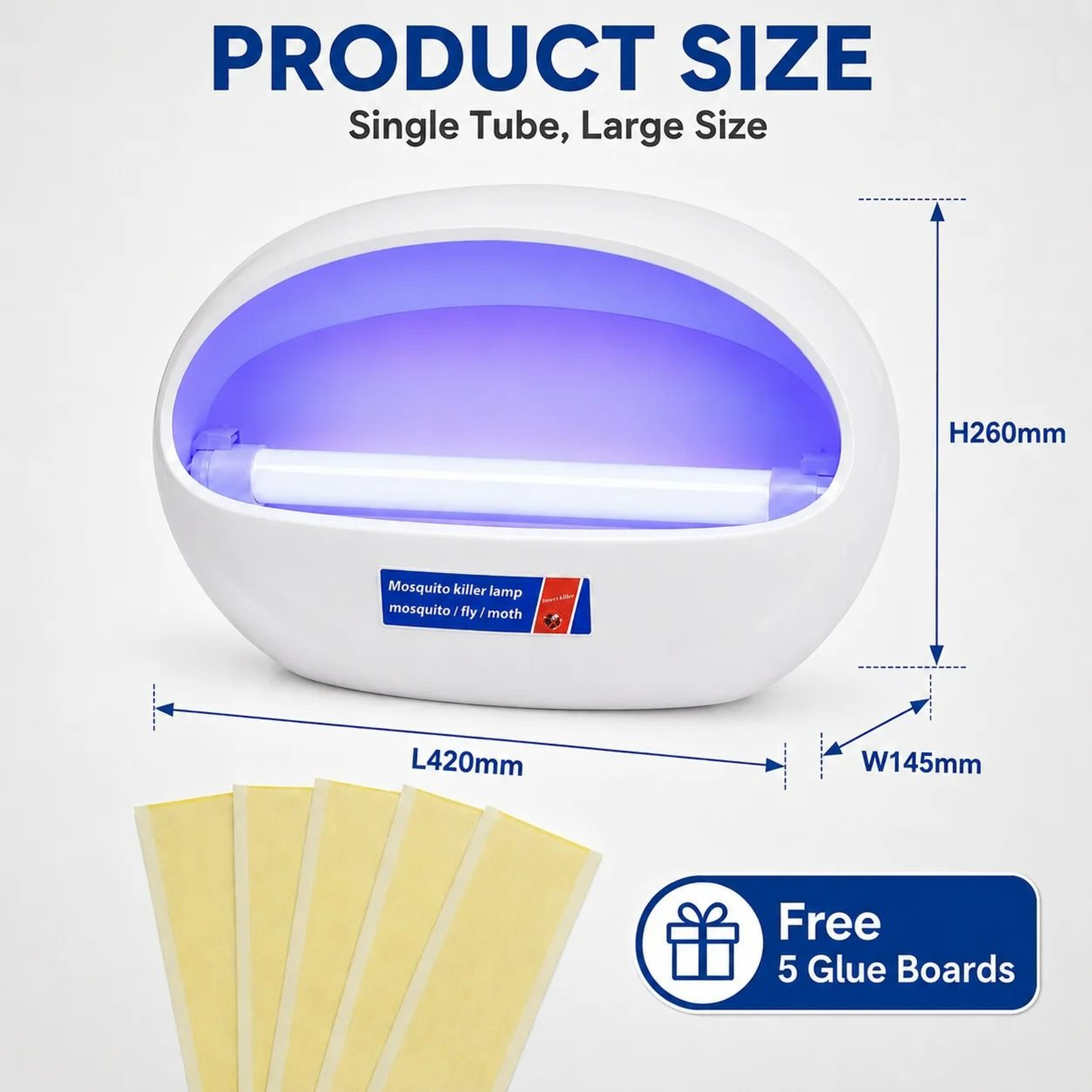 WallMounted Sticky Board Mosquito  Fly Killer Lamp 4W  8W 9