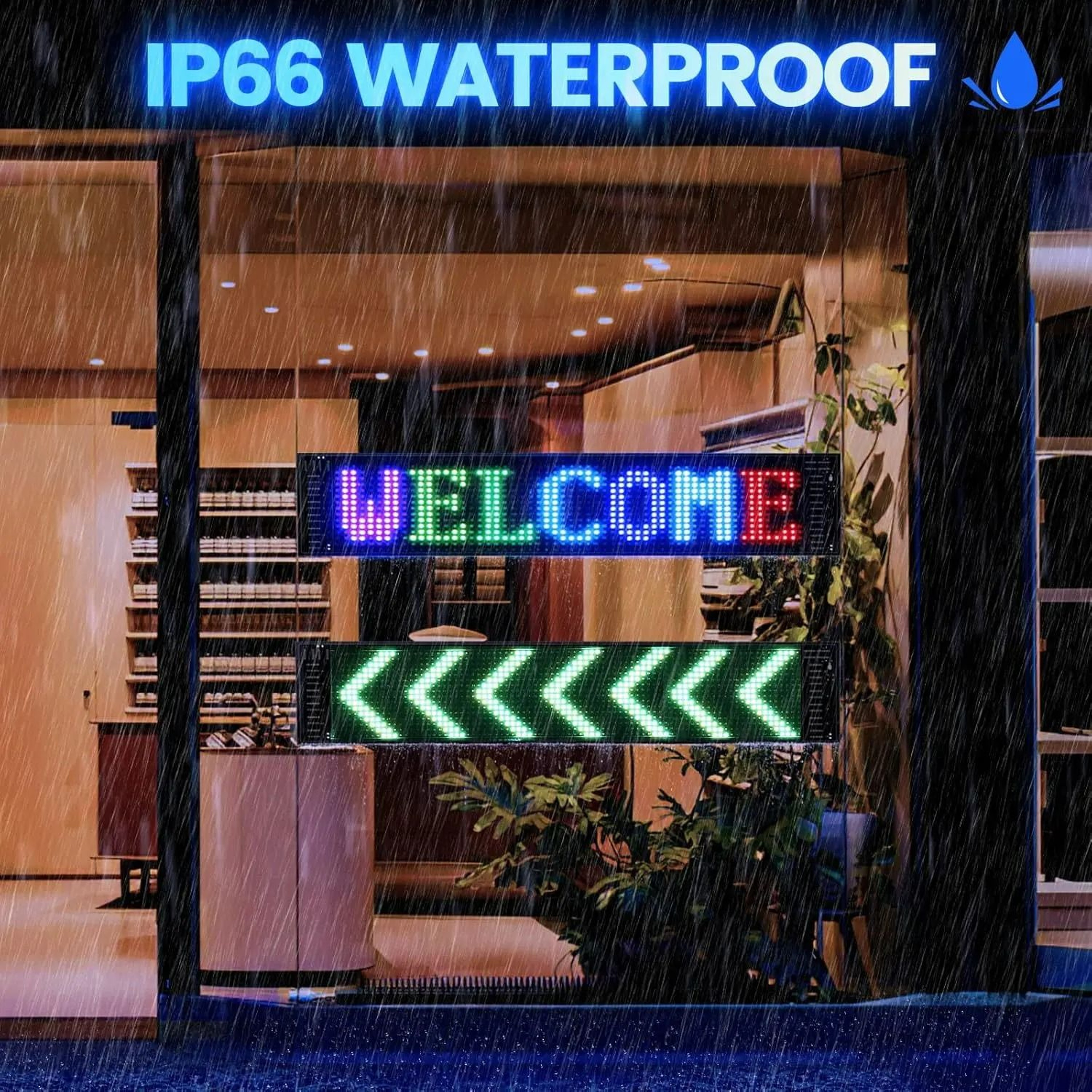 Programmable FPCB Flexible LED Matrix Panel AppControlled Scrolling Animation  Message Display 4