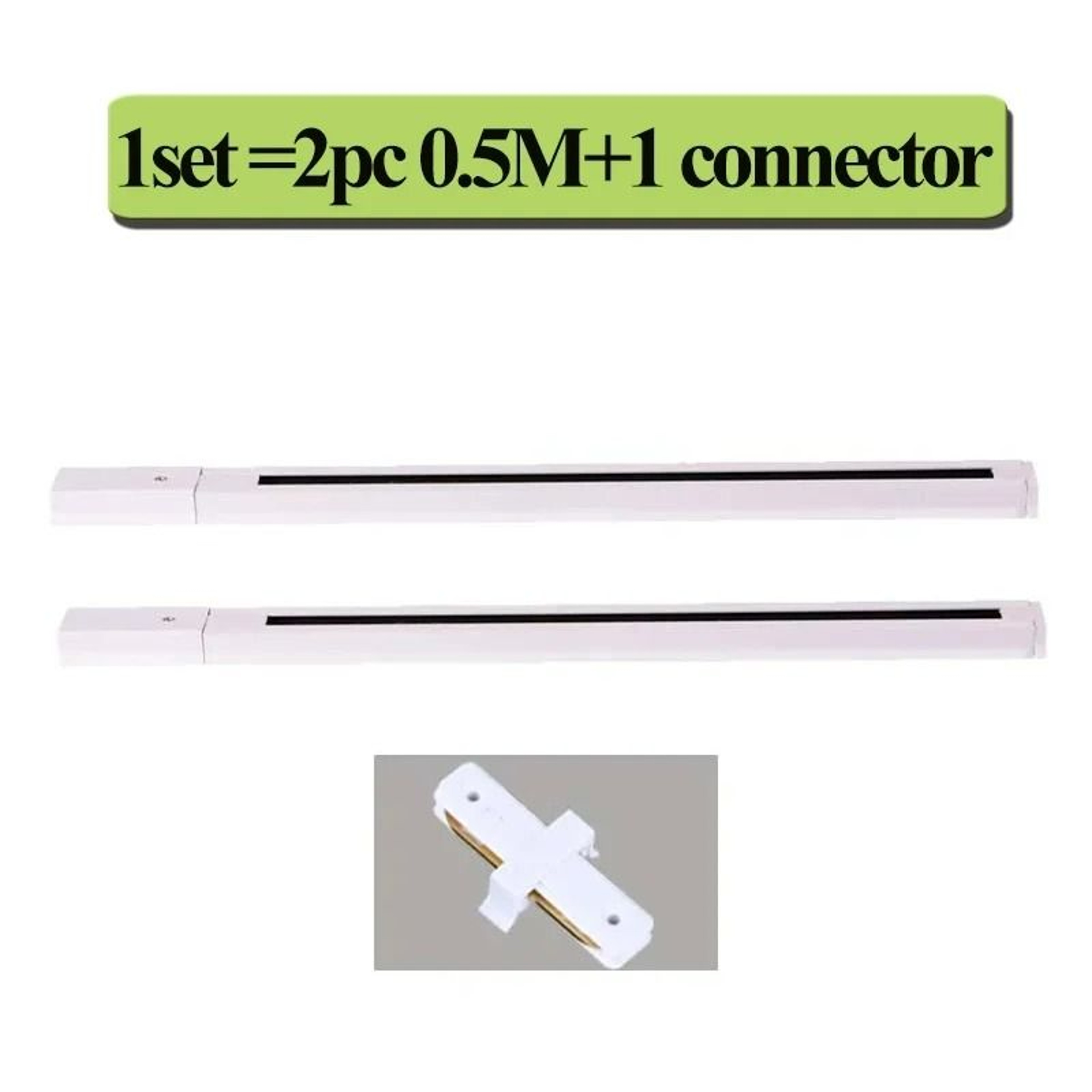 164 Ft 05 M 2Wire LED Track Light Rail  Universal Connector System 11