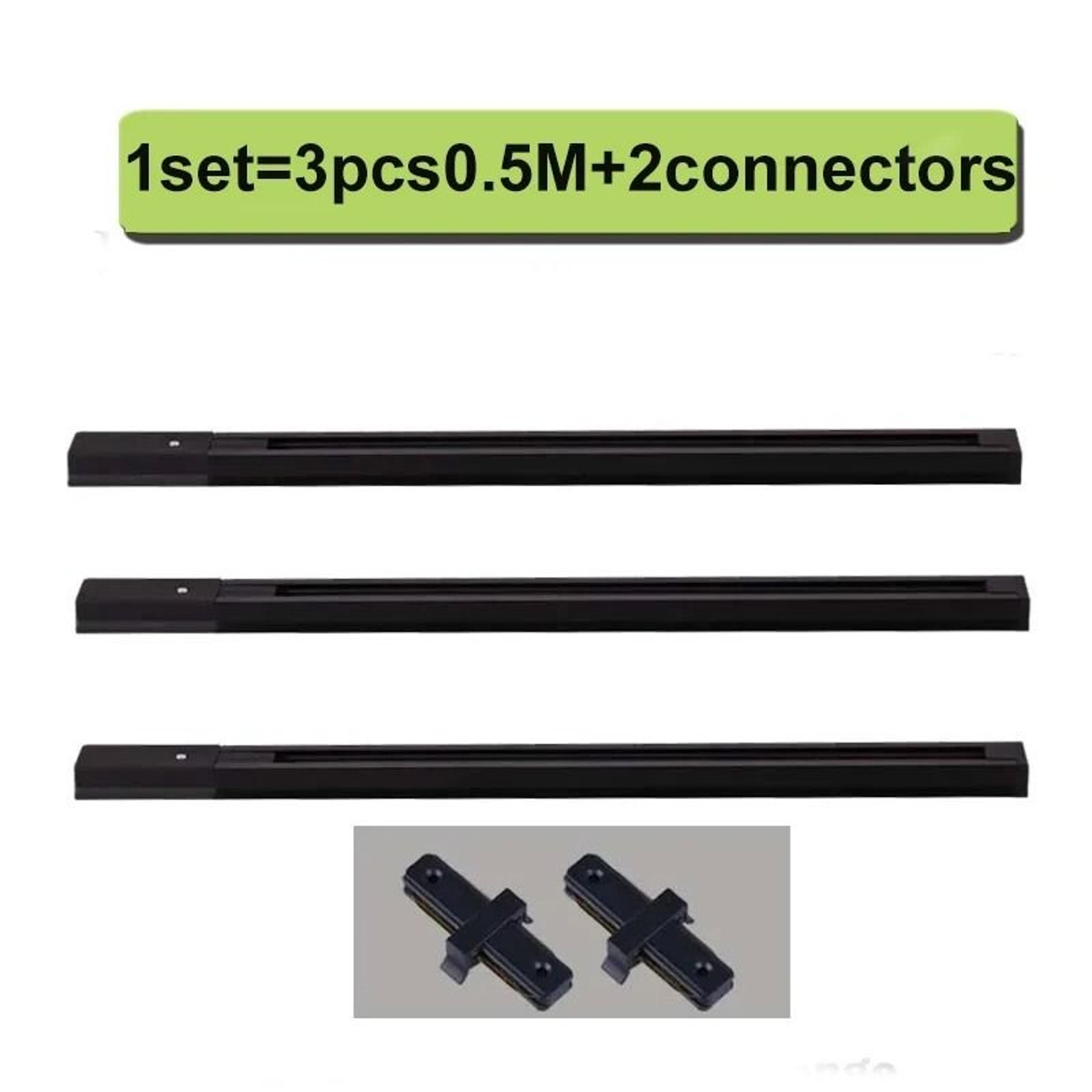 164 Ft 05 M 2Wire LED Track Light Rail  Universal Connector System 8
