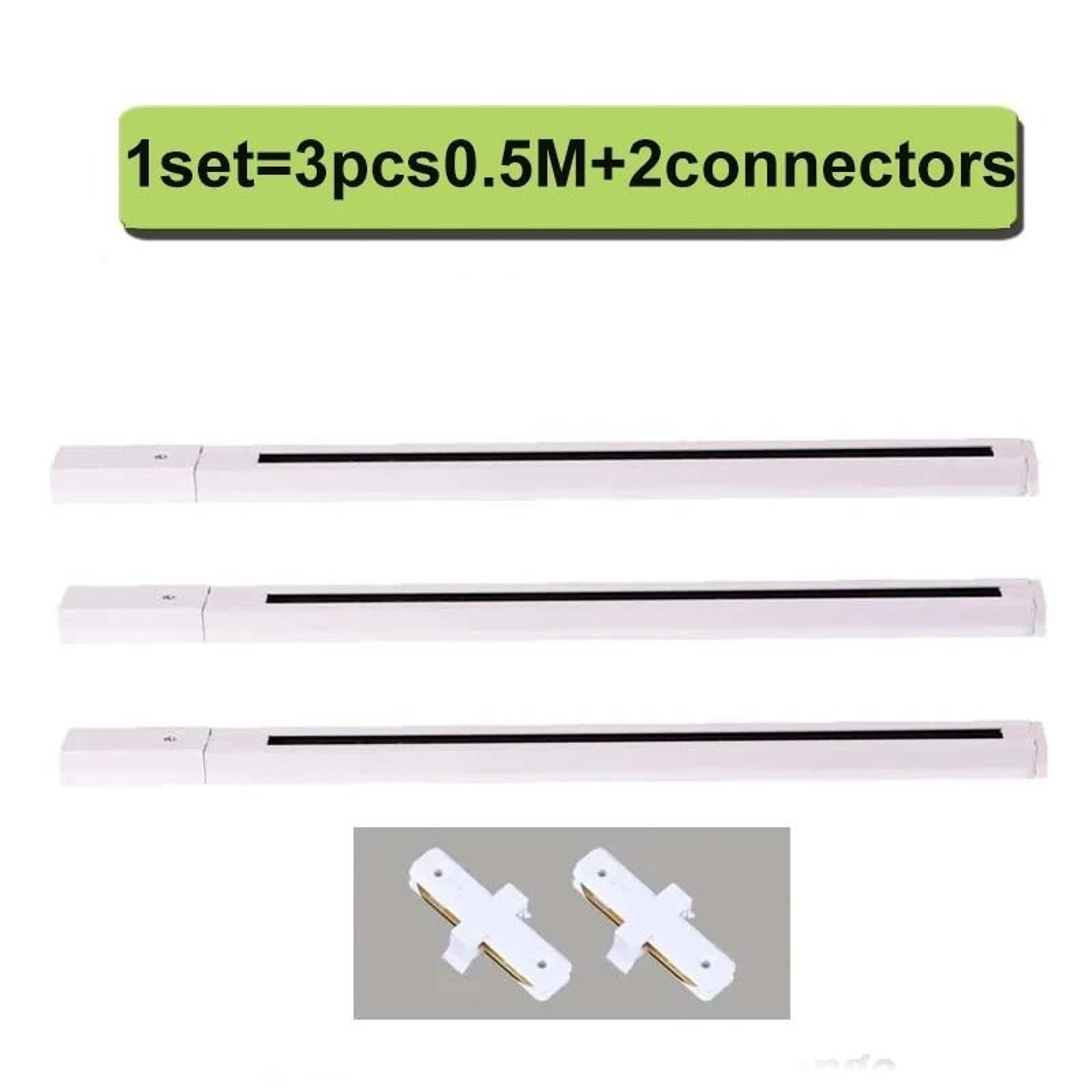 164 Ft 05 M 2Wire LED Track Light Rail  Universal Connector System 12