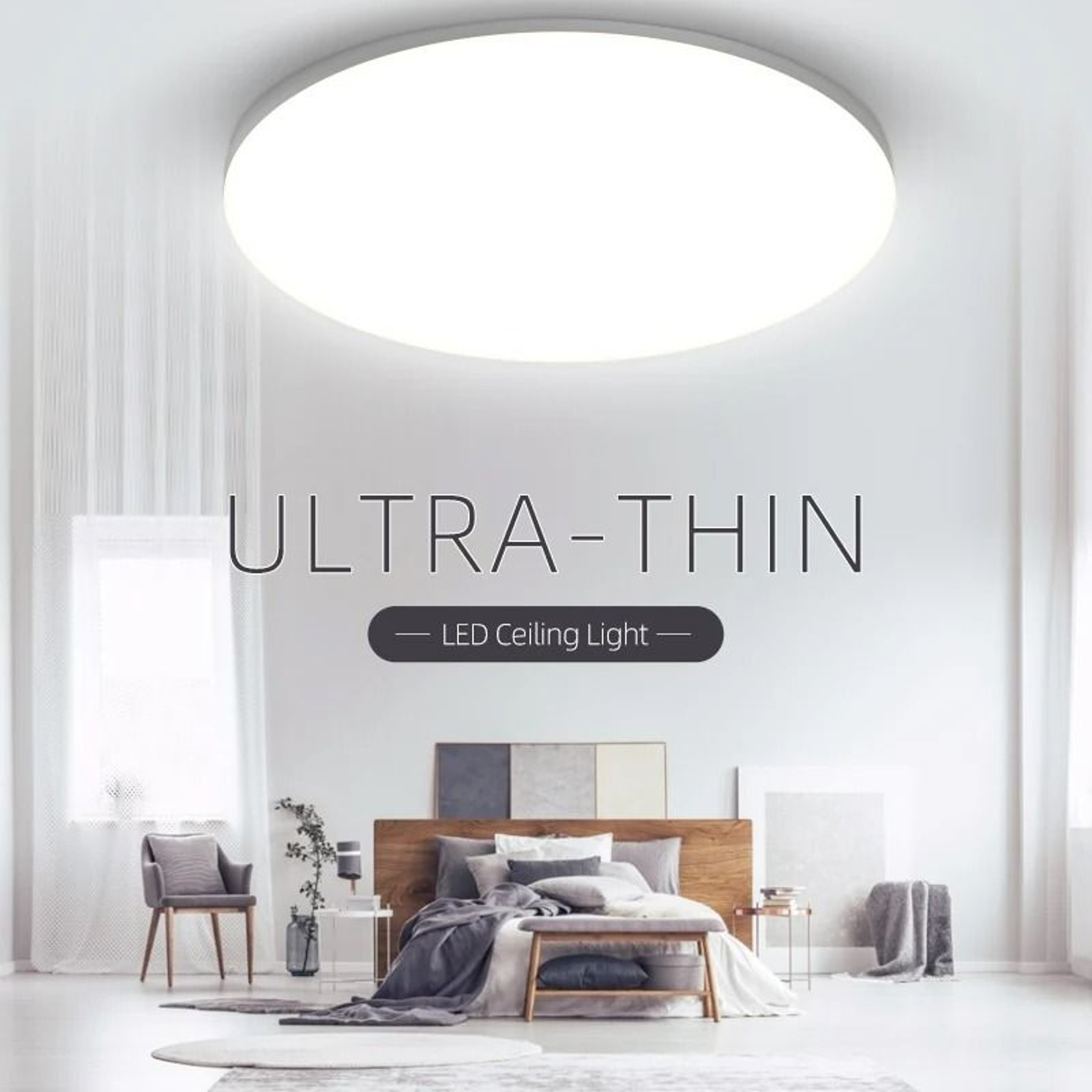 UltraSlim Modern LED Panel Ceiling Light 1