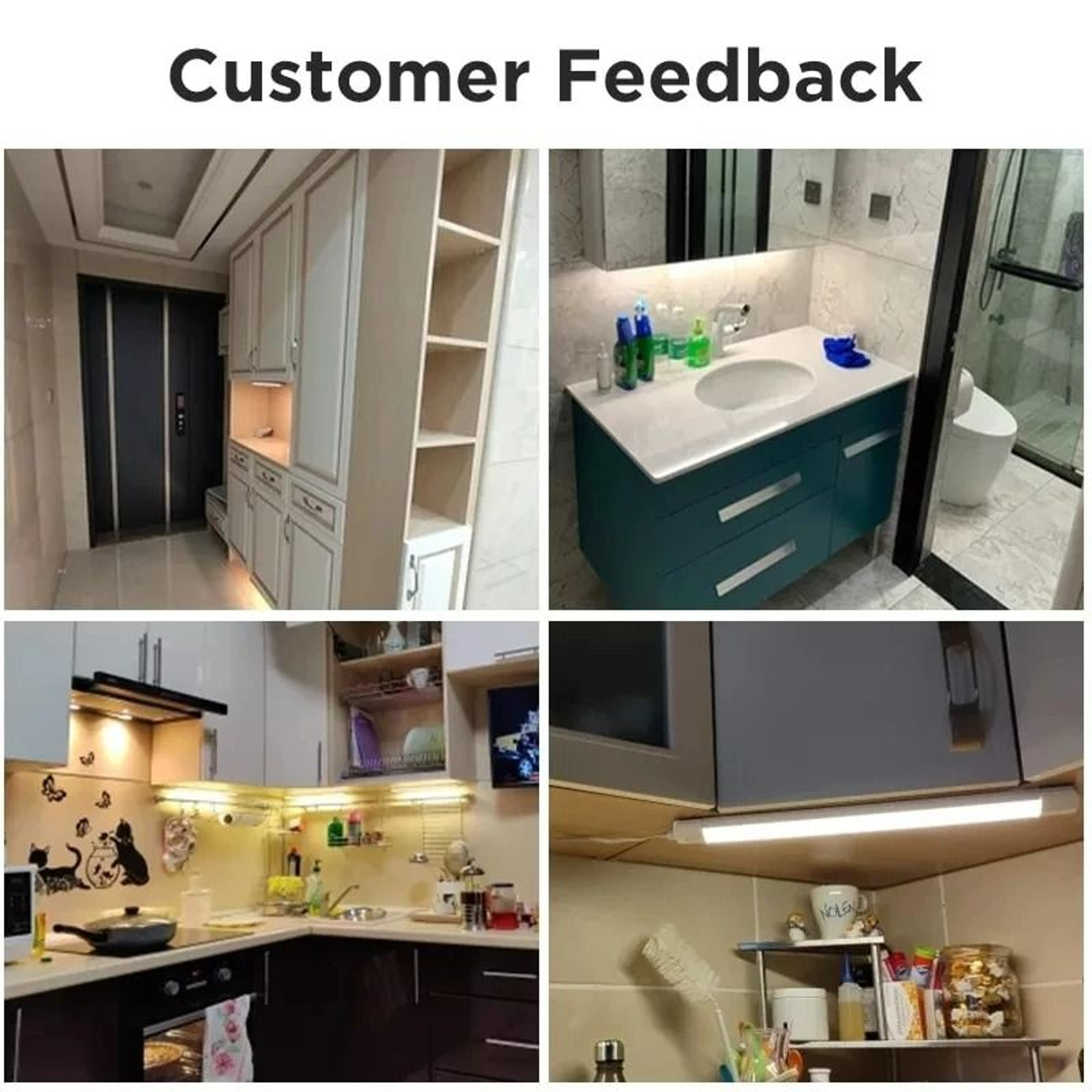 UltraSlim PlugIn LED Under Cabinet  Closet Light Bar 6