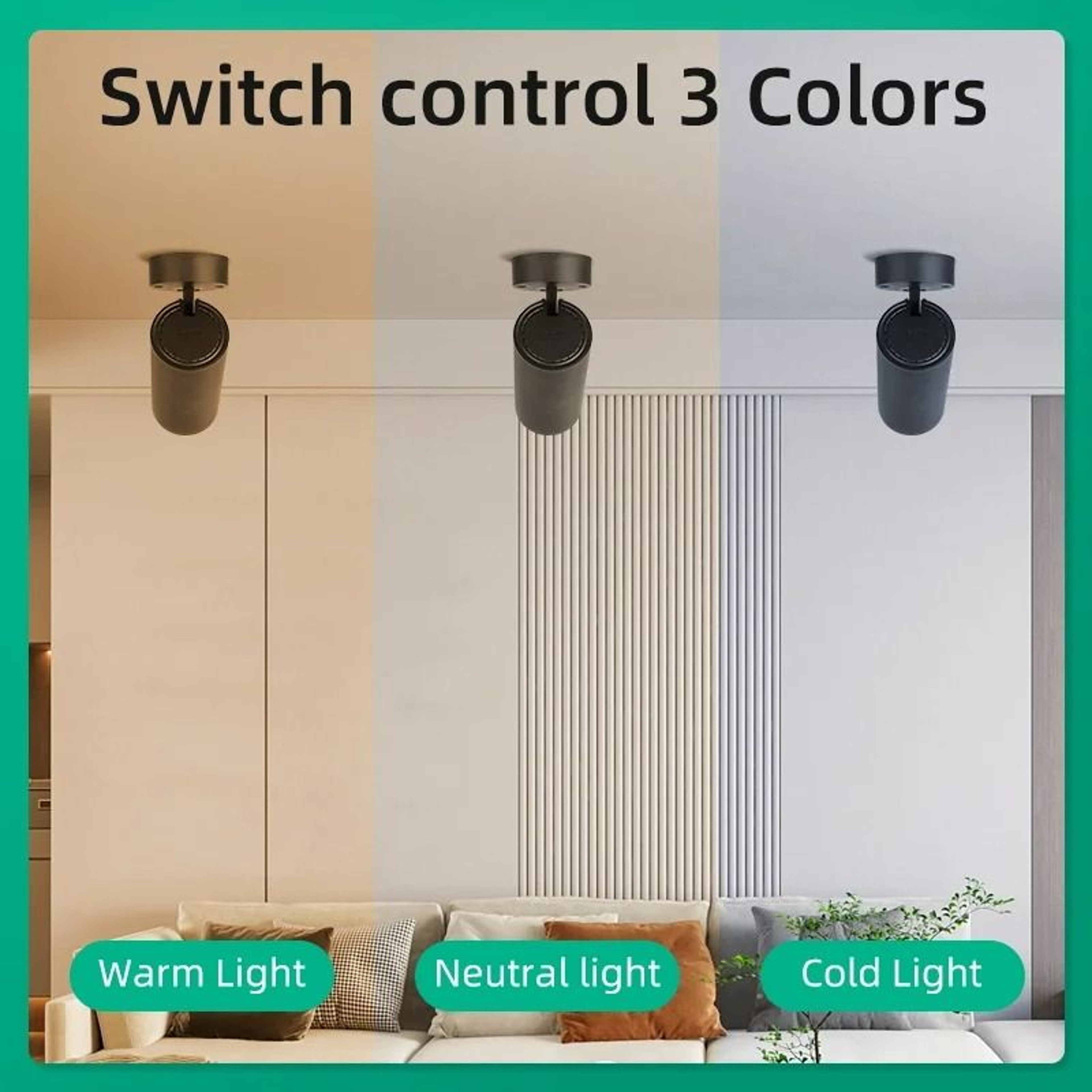 Modern Cylindrical SurfaceMounted LED Spotlight 4
