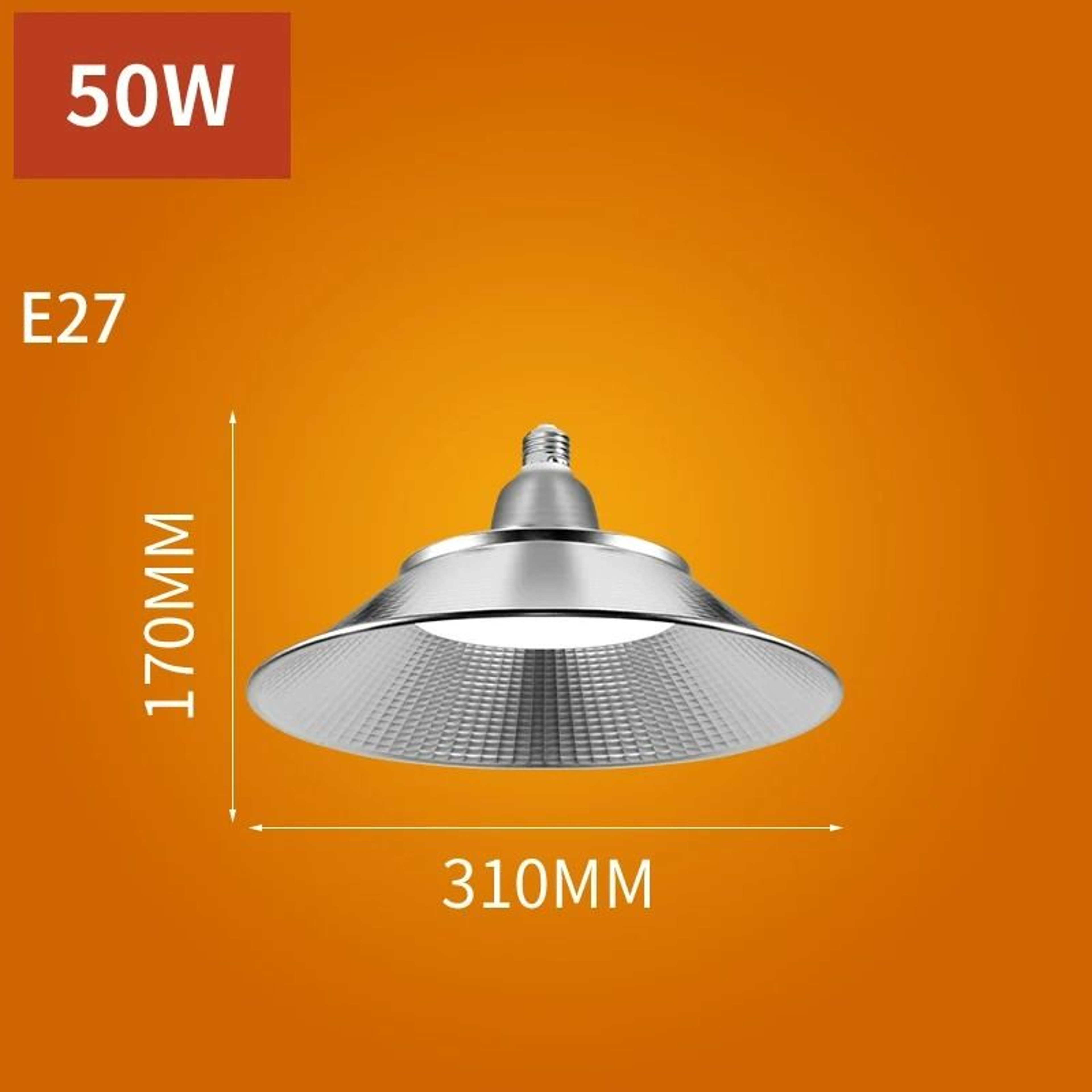 UltraBright Industrial E27 LED High Bay Workshop Lamp 5