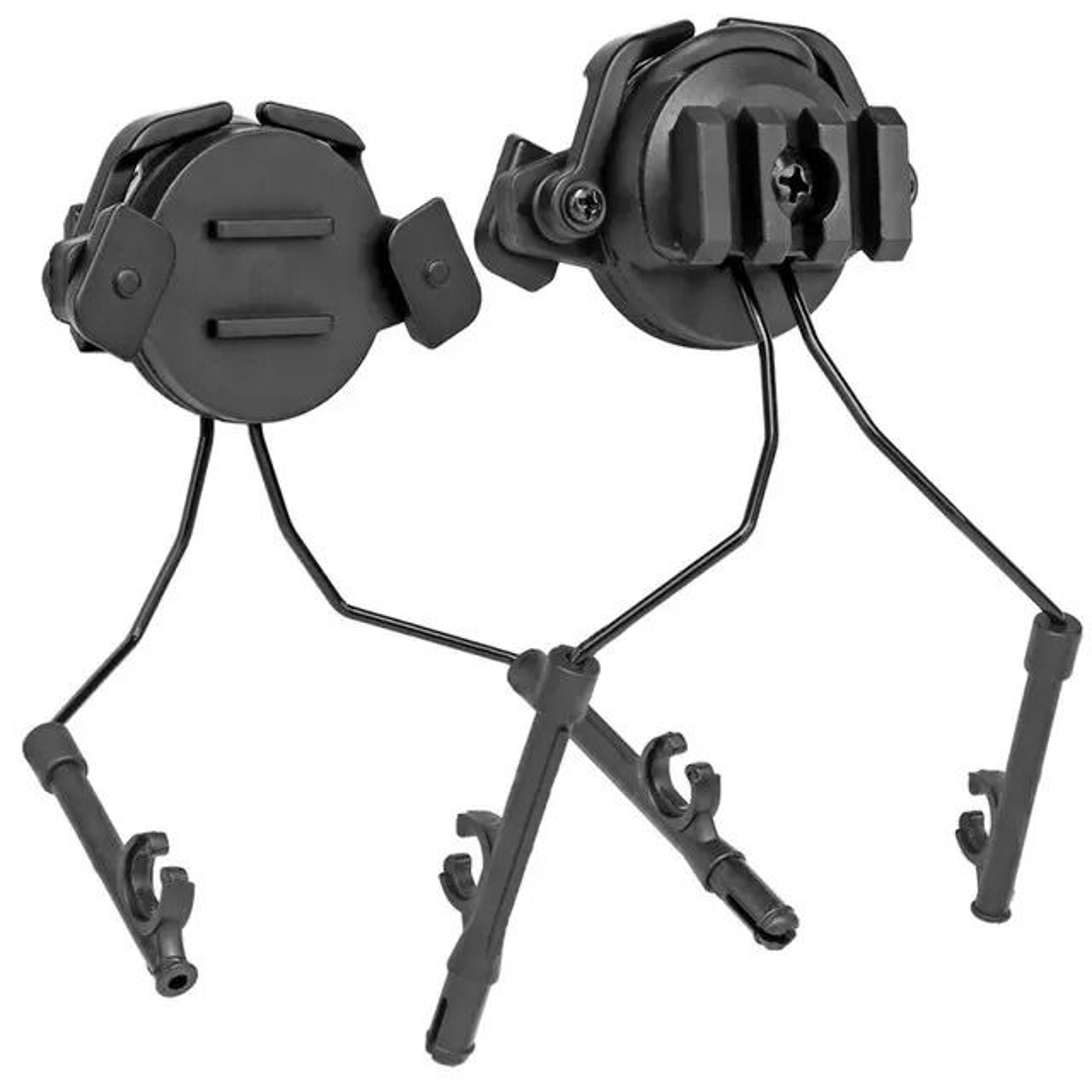 Tactical Helmet Headset Rail Adapter  Swivel Mount Bracket 7