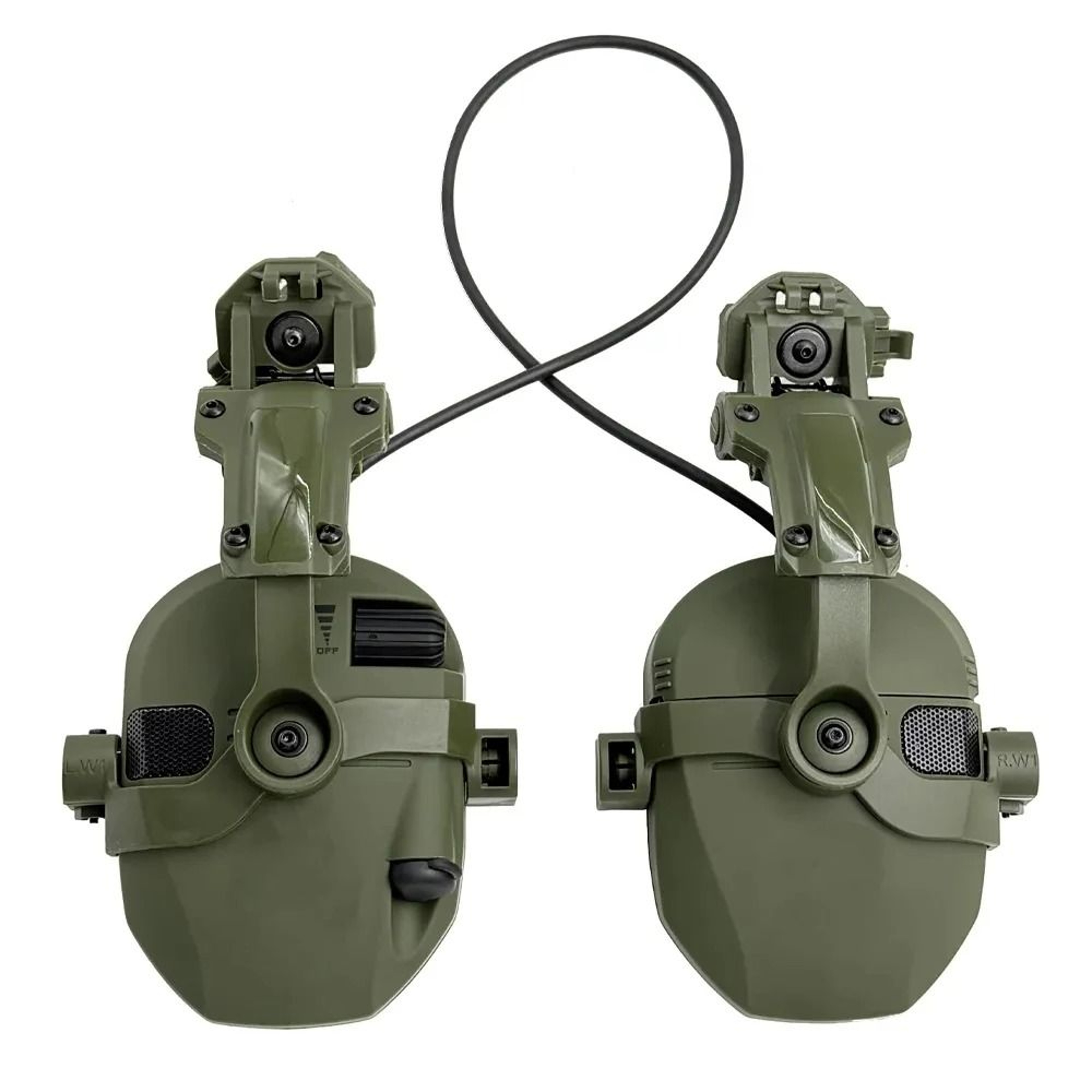 Tactical HelmetMounted Active Electronic Shooting Earmuffs 2