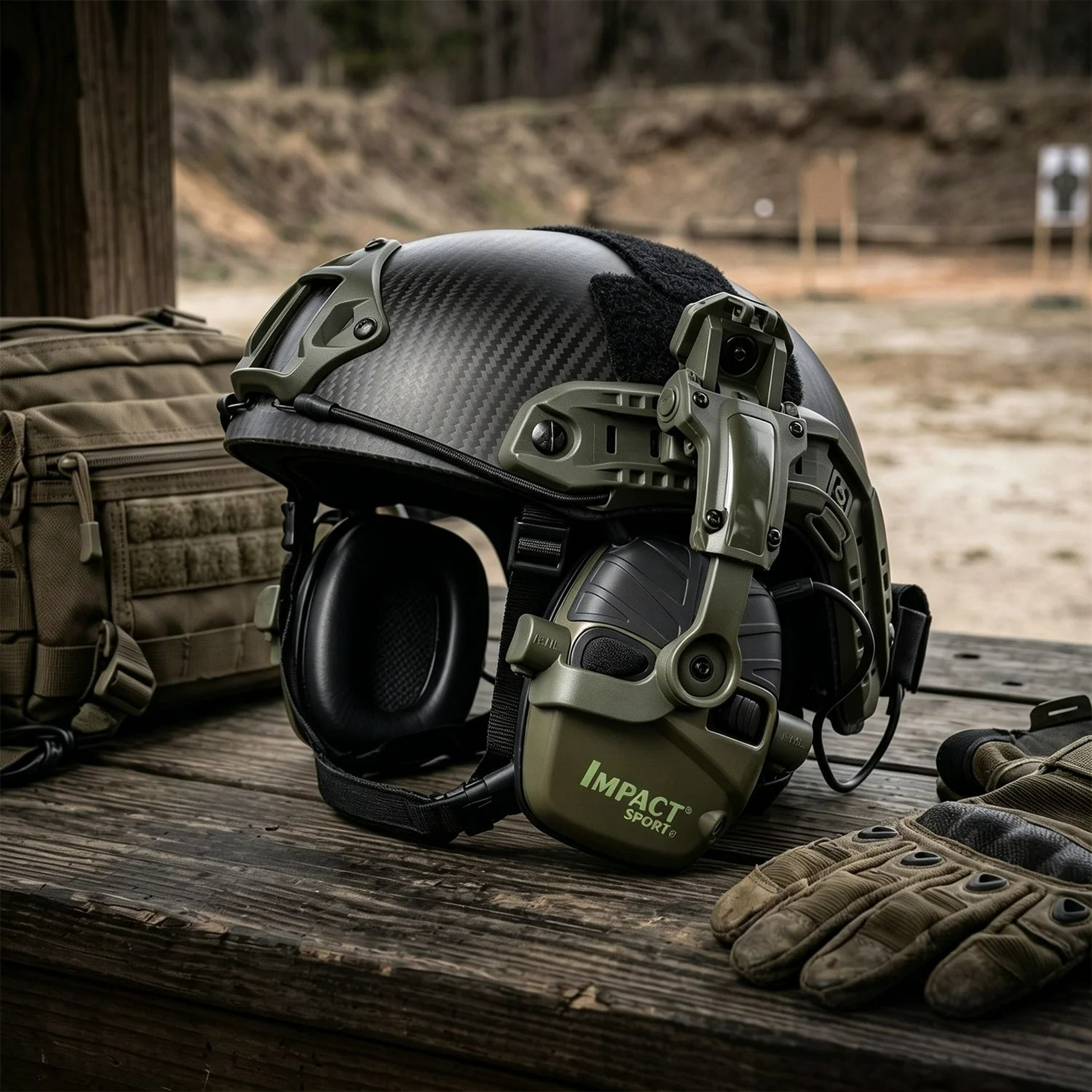 Tactical HelmetMounted Active Electronic Shooting Earmuffs 5