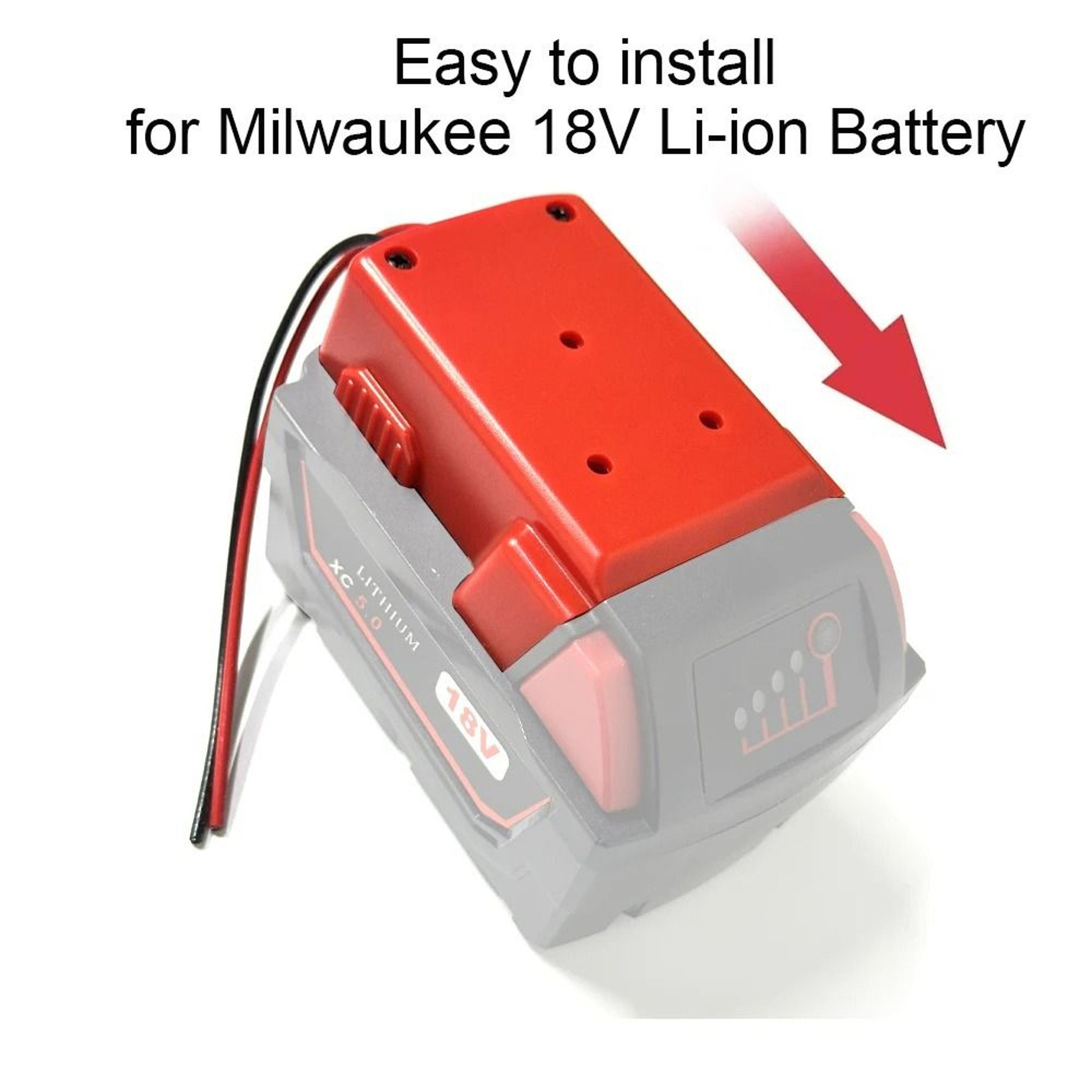 Power Wheel Battery Adapter  Dock Mount Connector For 18V Lithium Batteries 3