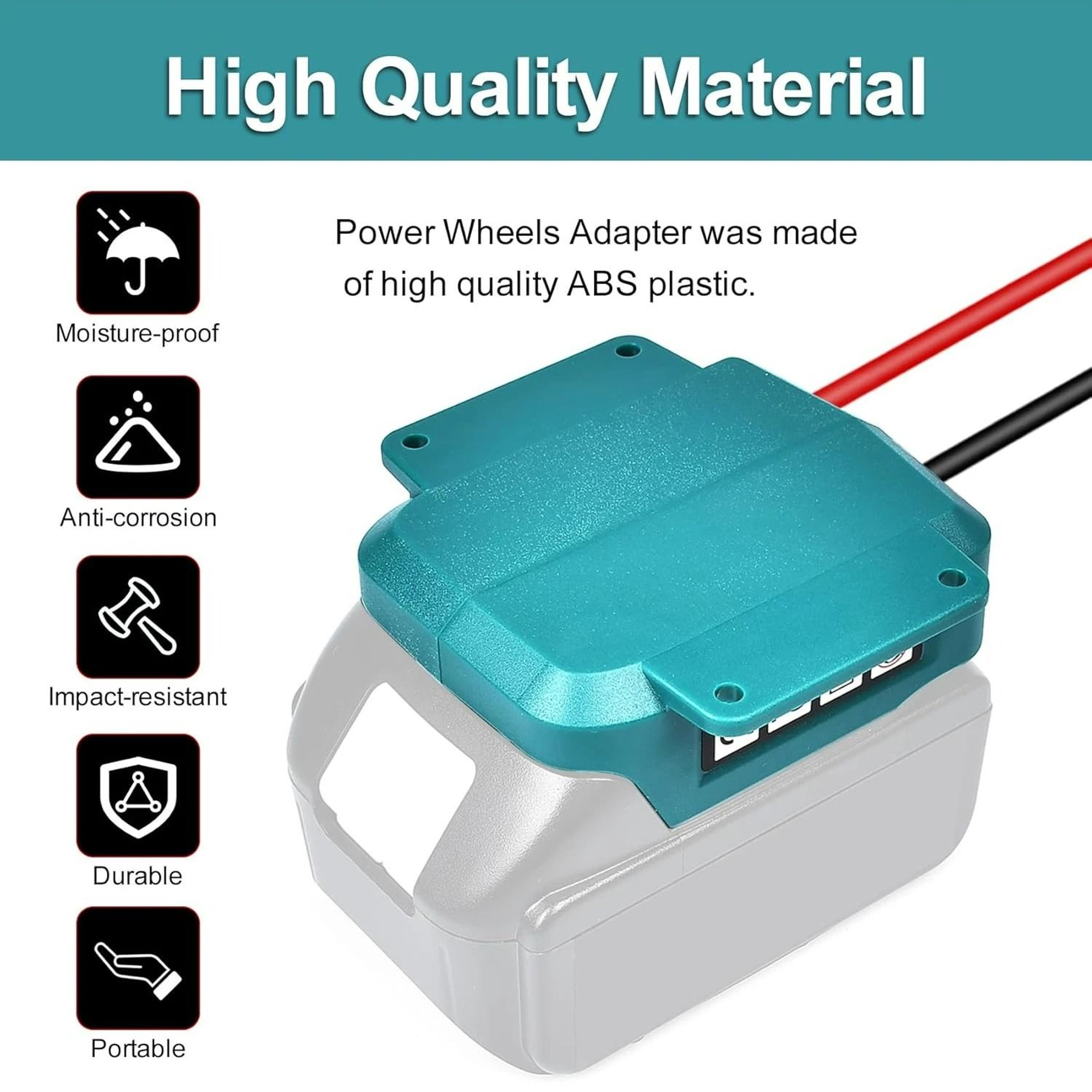 DC 18V To DC 12V StepDown Voltage Converter For Makita 18V Lithium Batteries 2