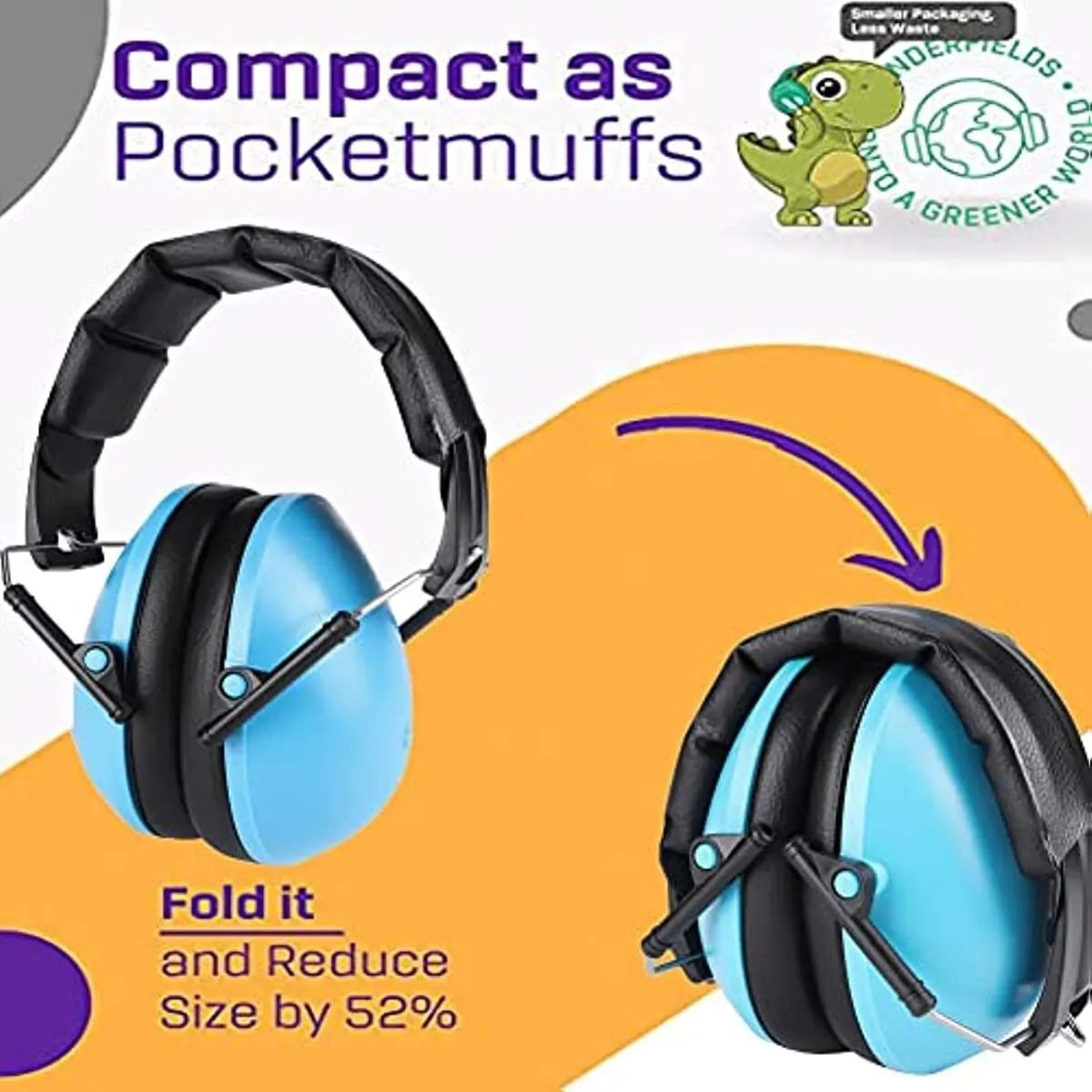 Adjustable Kids  Baby Noise Reduction Safety Earmuffs 2