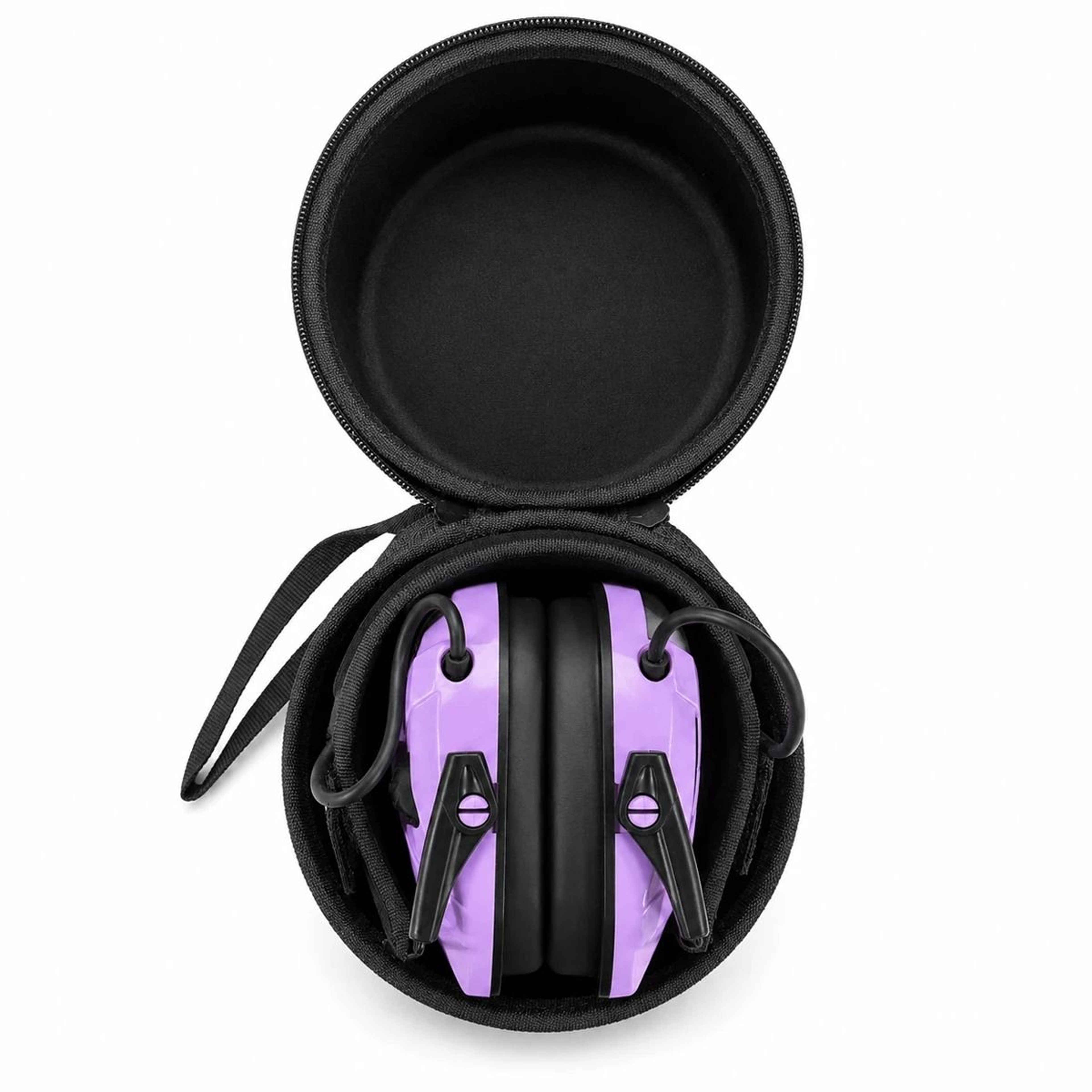 Tactical Electronic Shooting Earmuffs  Sound Amplification Headset With Storage Bag 16