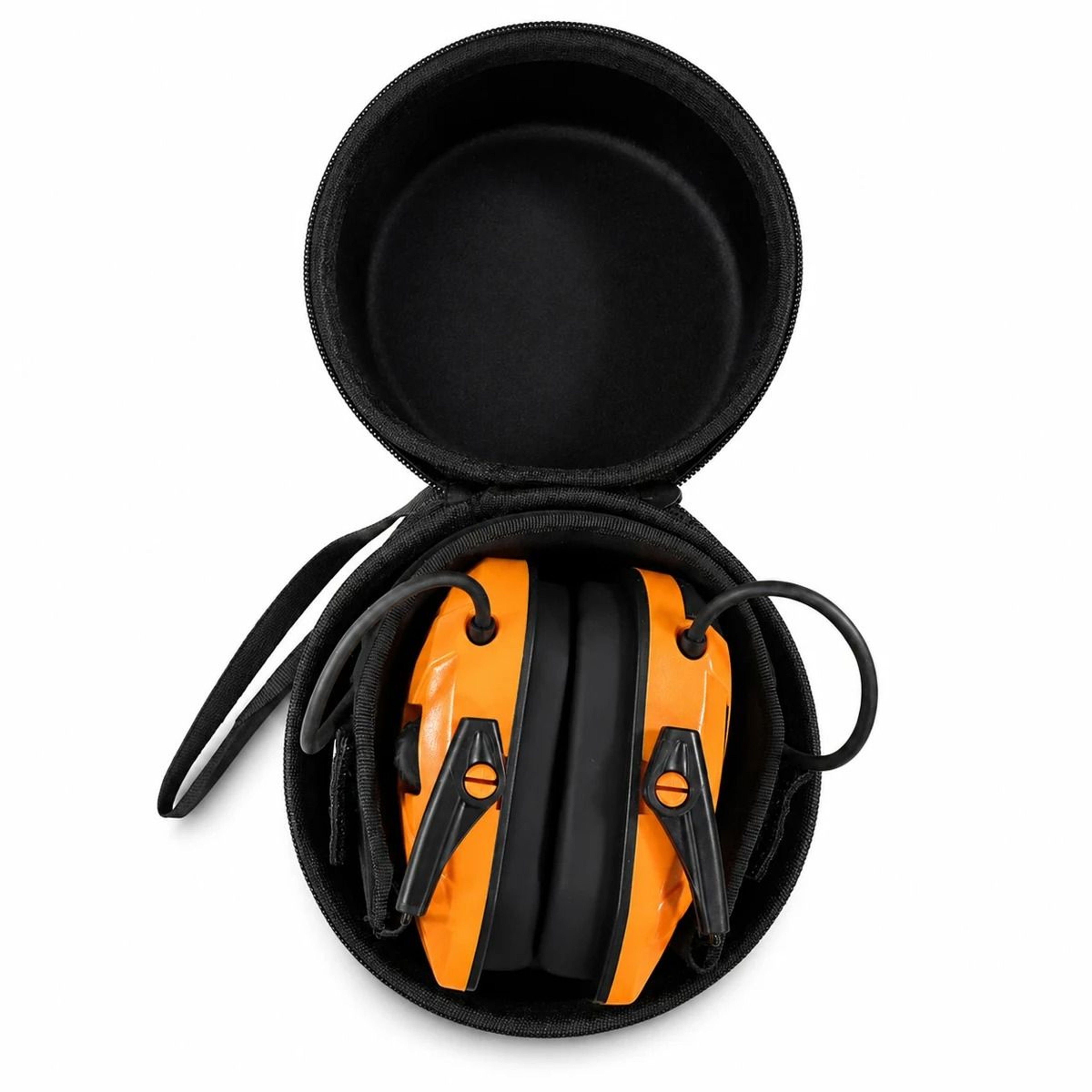 Tactical Electronic Shooting Earmuffs  Sound Amplification Headset With Storage Bag 14