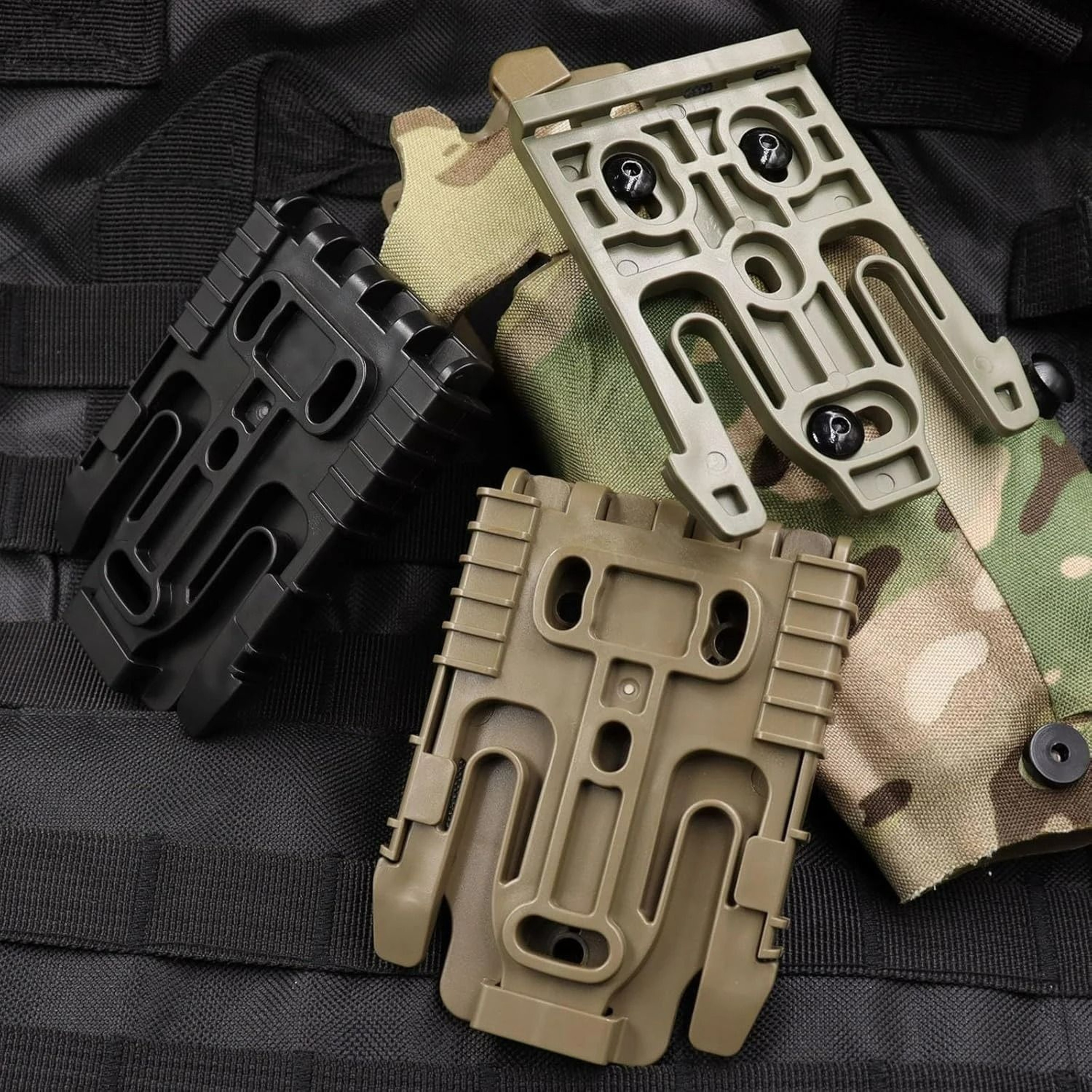 Quick Locking System Holster Fork  Duty Receiver Plate Set 5