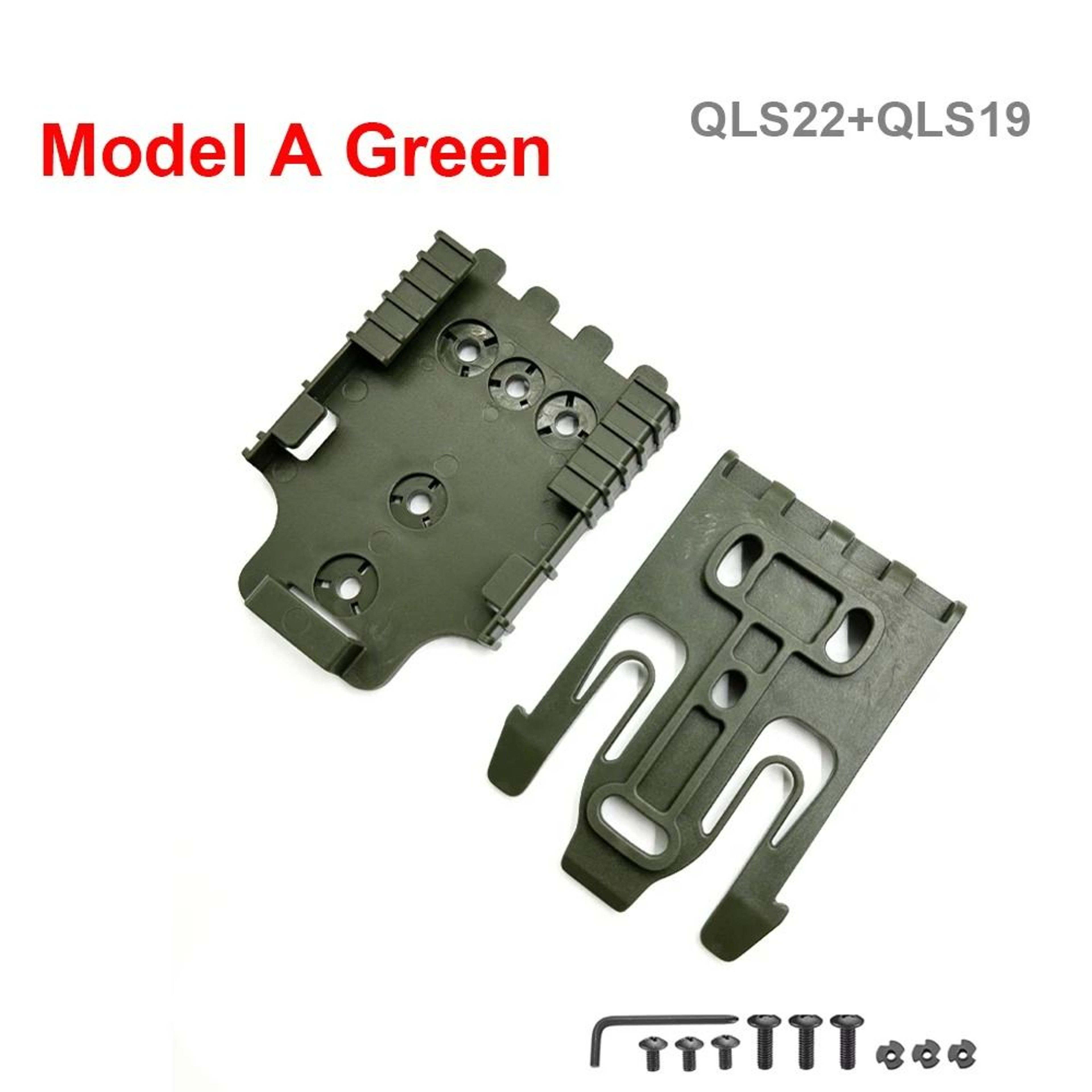 Quick Locking System Holster Fork  Duty Receiver Plate Set 8