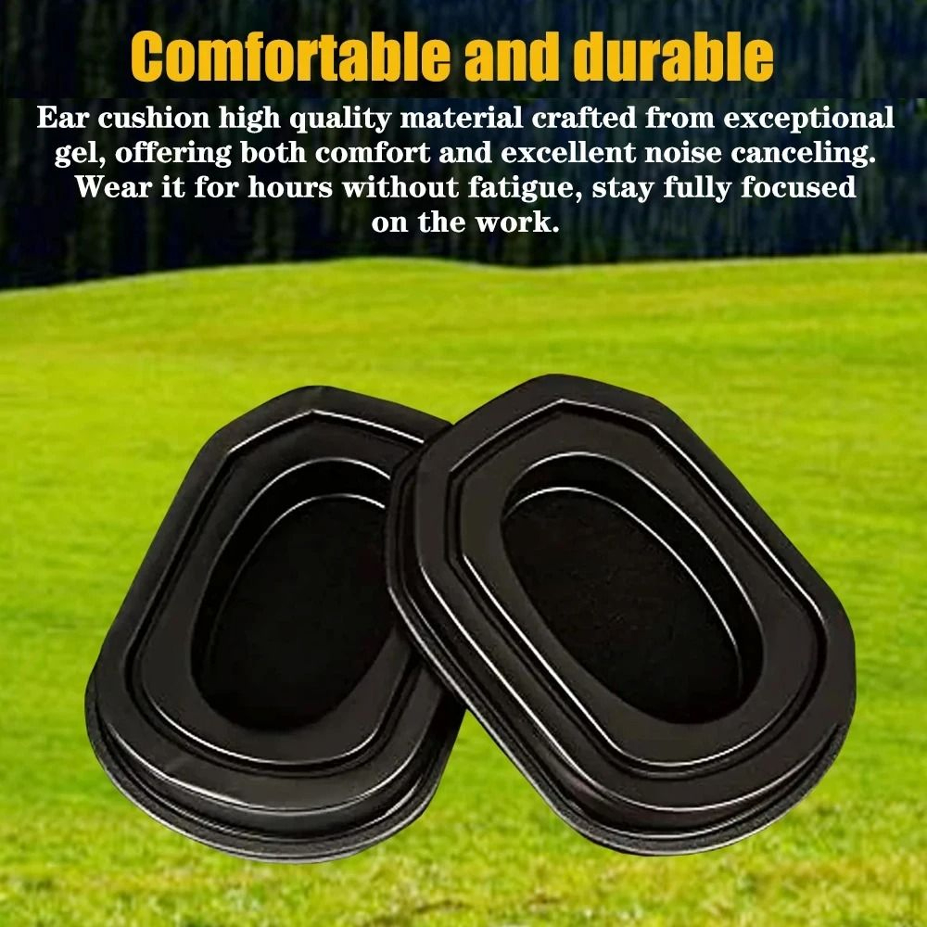 Premium Cooling Silicone Gel Replacement Ear Pads For Electronic Shooting Earmuffs 5