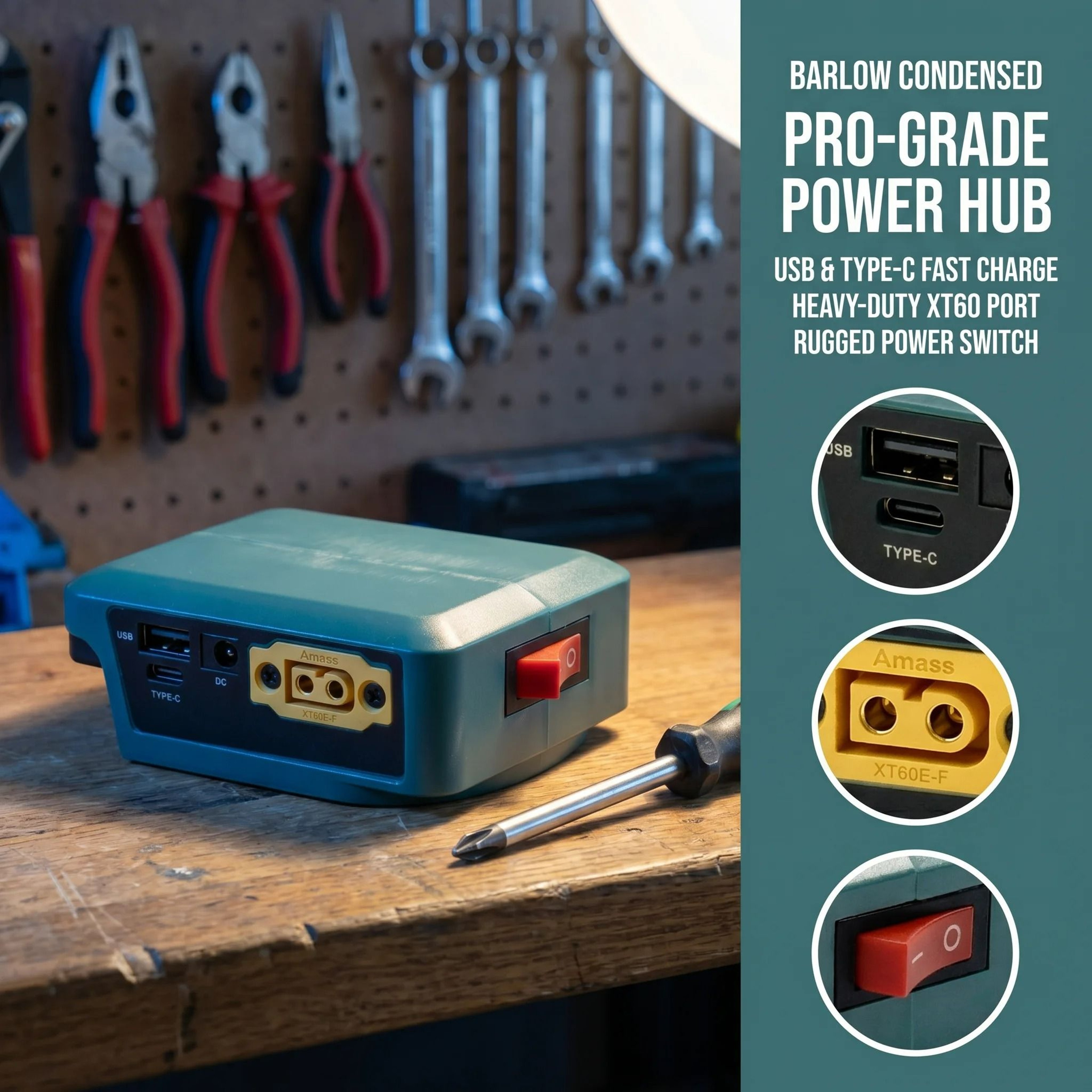 MultiPlatform Bidirectional FastCharging Power Converter With Digital Display For 18V20V Lithium Ba 4