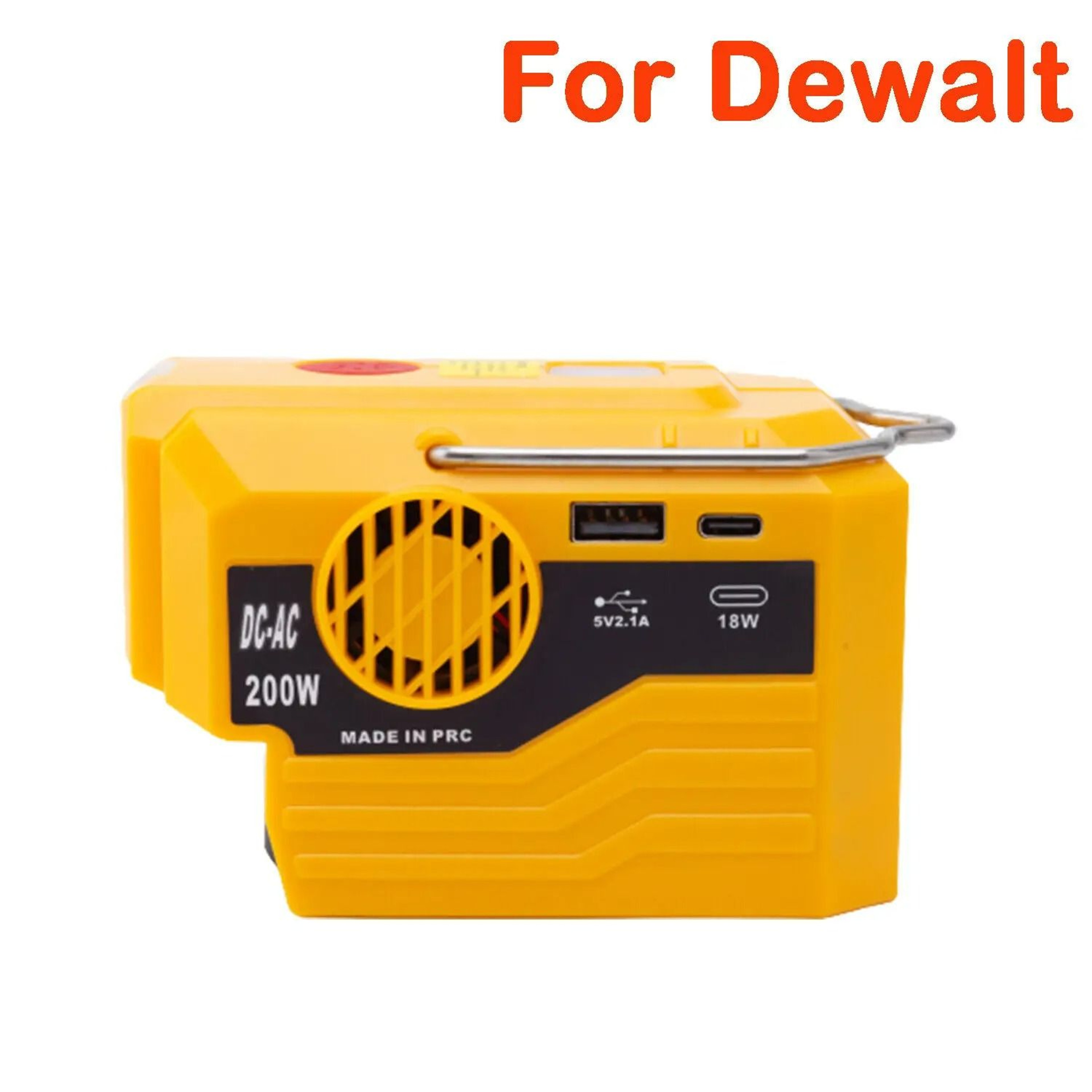 Portable AC Power Inverter  LED Camping Light Generator For 18V20V Lithium Batteries 7