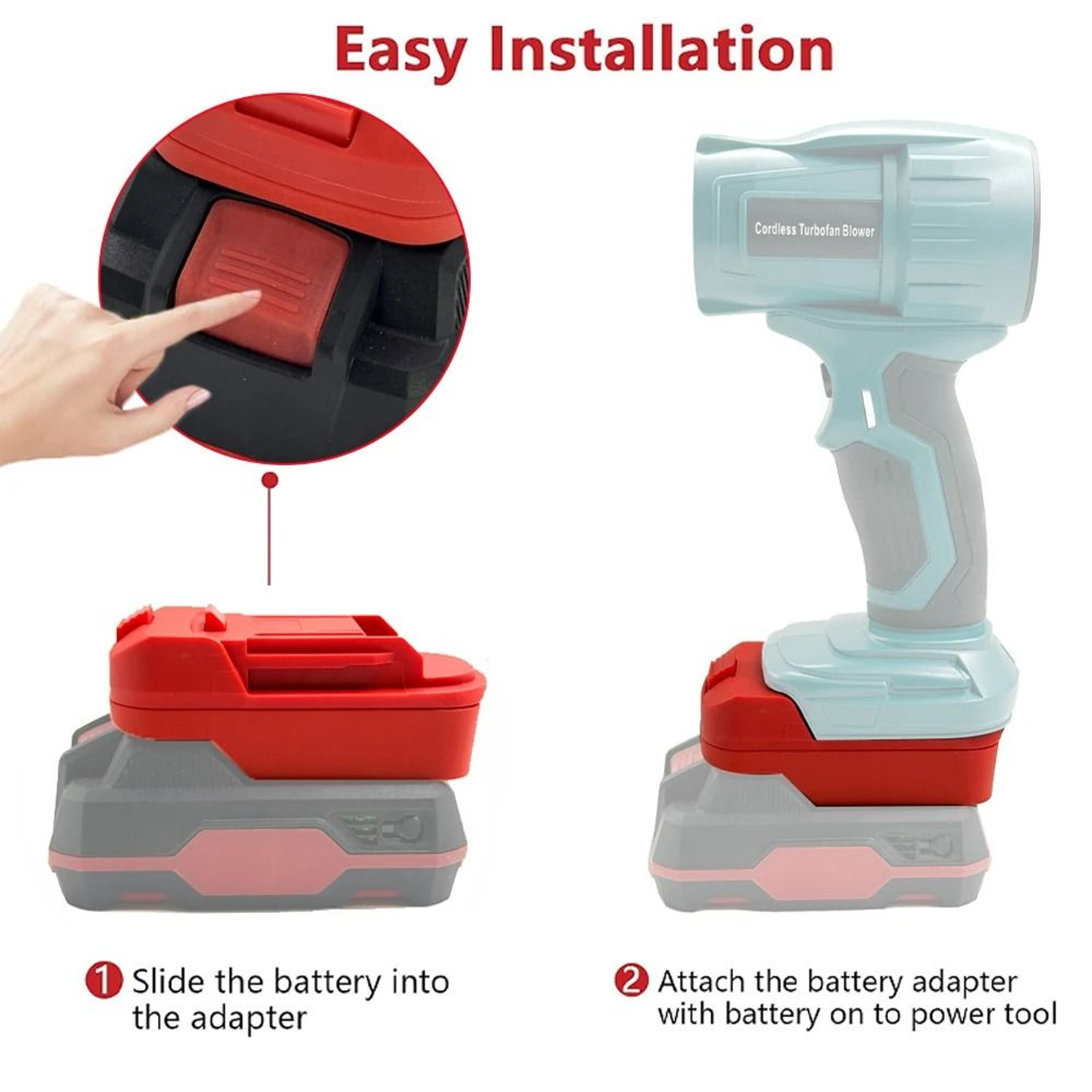 Cordless Tool Battery Adapter Converter For 20V Lithium Battery To 18V20V Power Tools 3