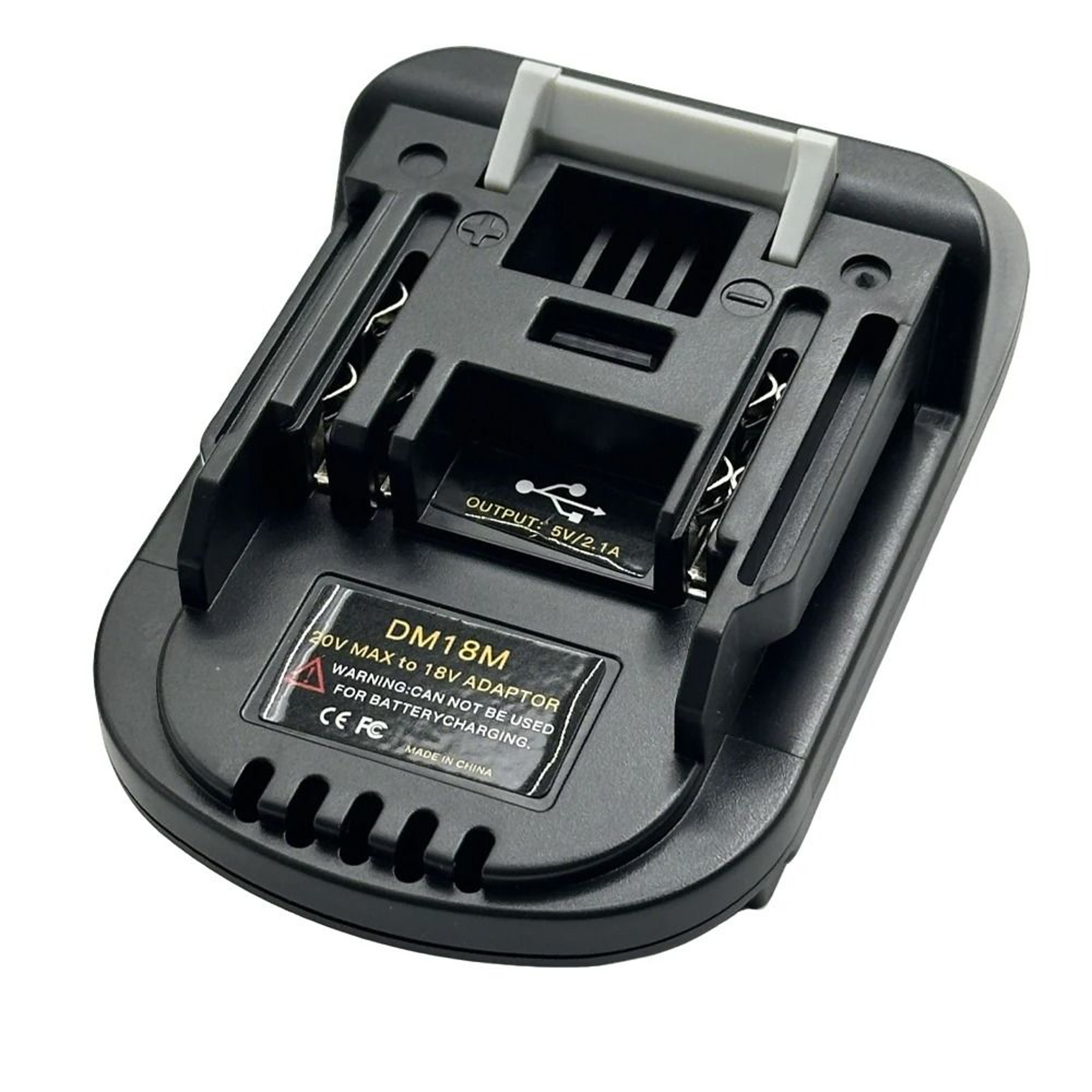 DualPlatform Battery Converter Adapter With USB Port For 18V20V Lithium Batteries To 18V Cordless T 0