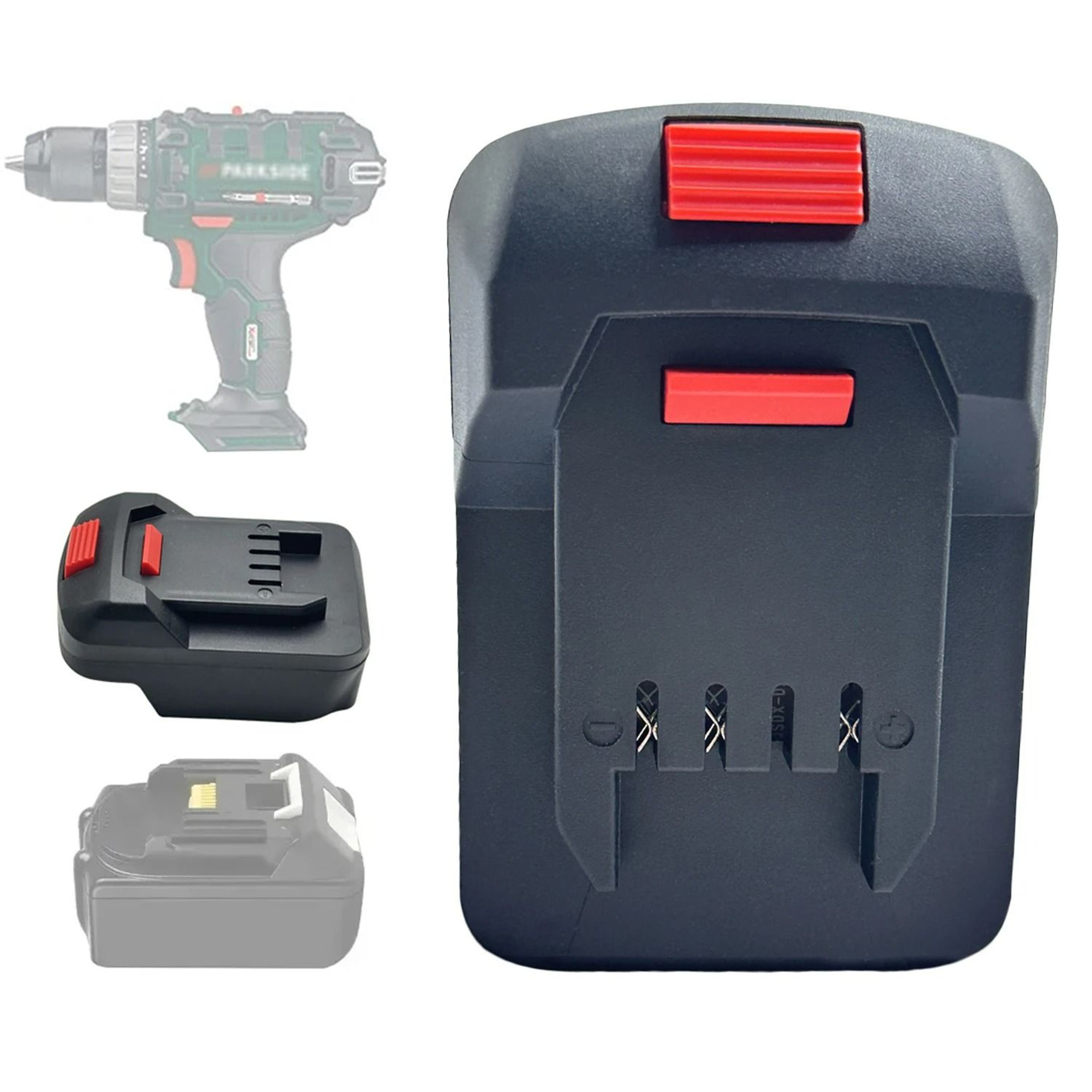 Cross Platform Battery Converter Adapter For 18V Lithium Batteries To 20V Cordless Tools 0