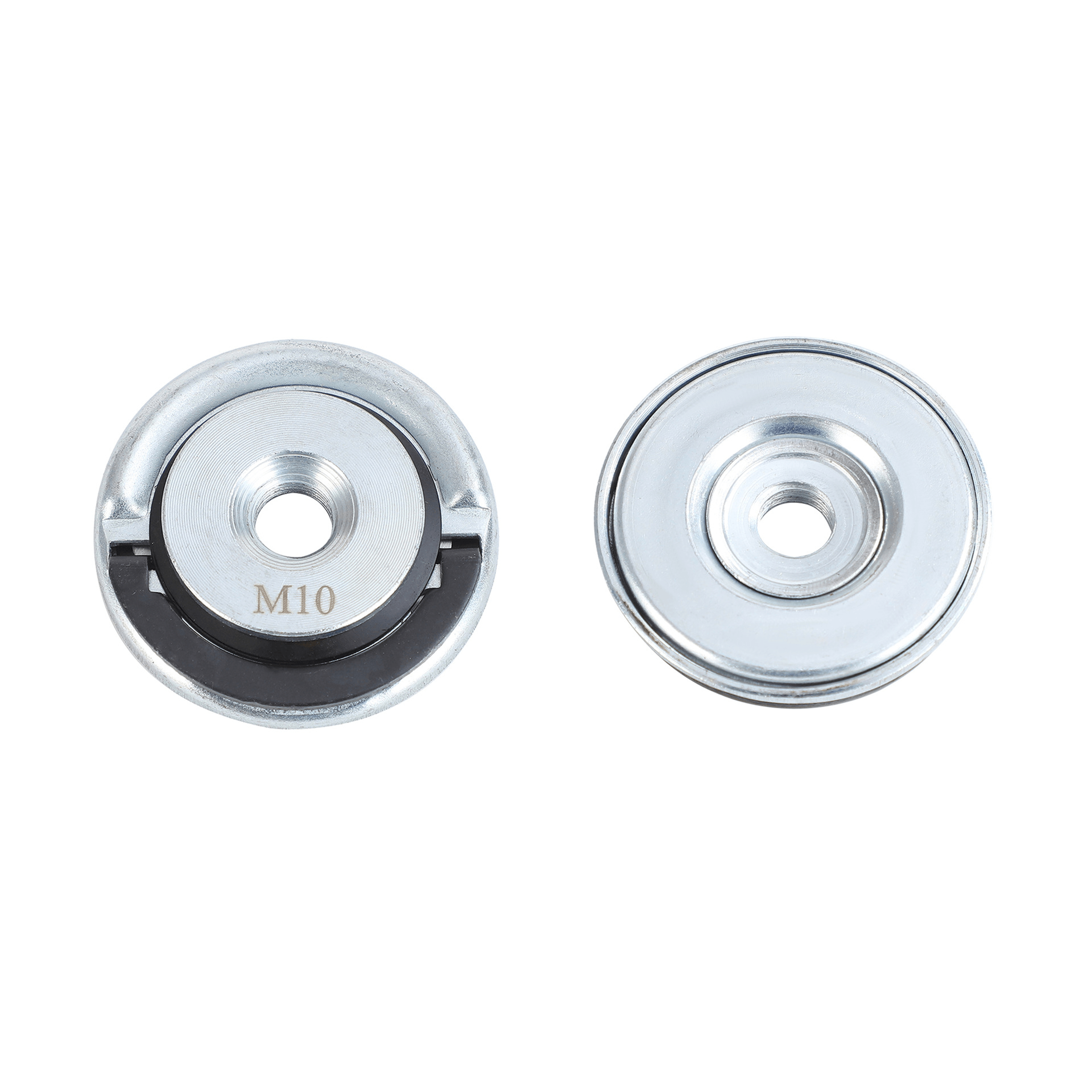 M10 Thread QuickRelease SelfLocking Angle Grinder Flange Nut  Clamp Plate 0