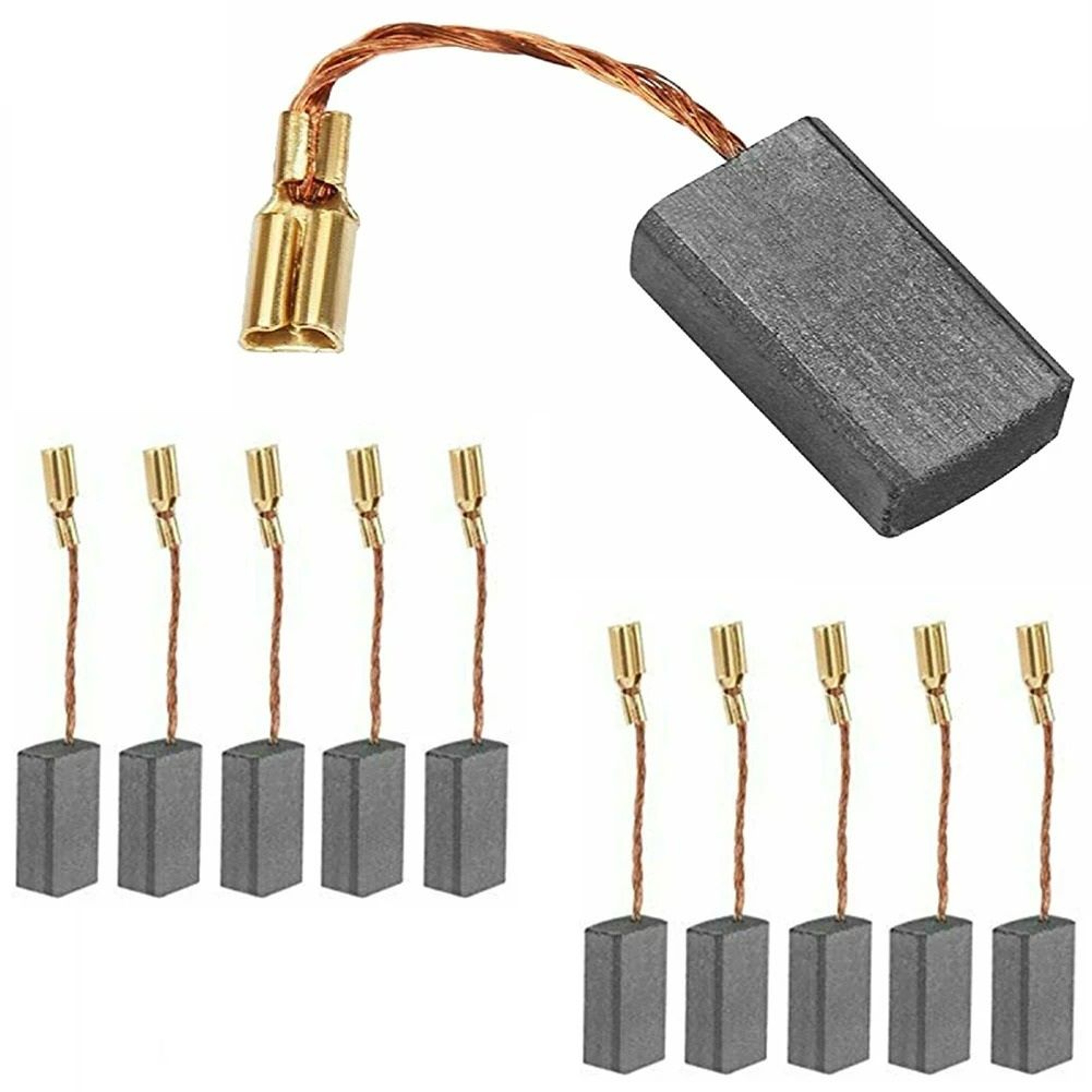 Replacement 5x8x15mm Motor Carbon Brushes For Angle Grinders  Power Tools 0