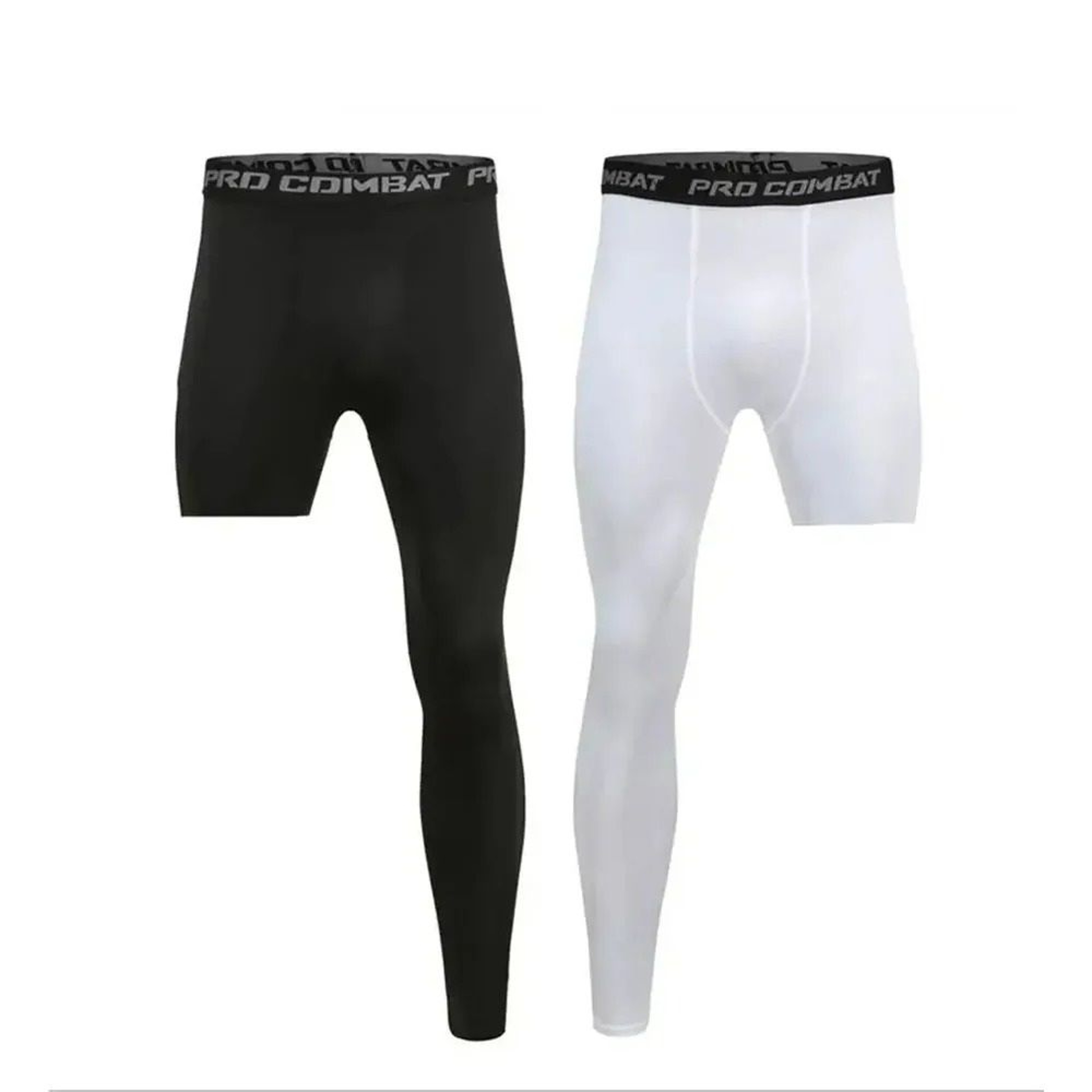 Mens OneLeg Compression Basketball Tights  Asymmetrical Sports Leggings 0