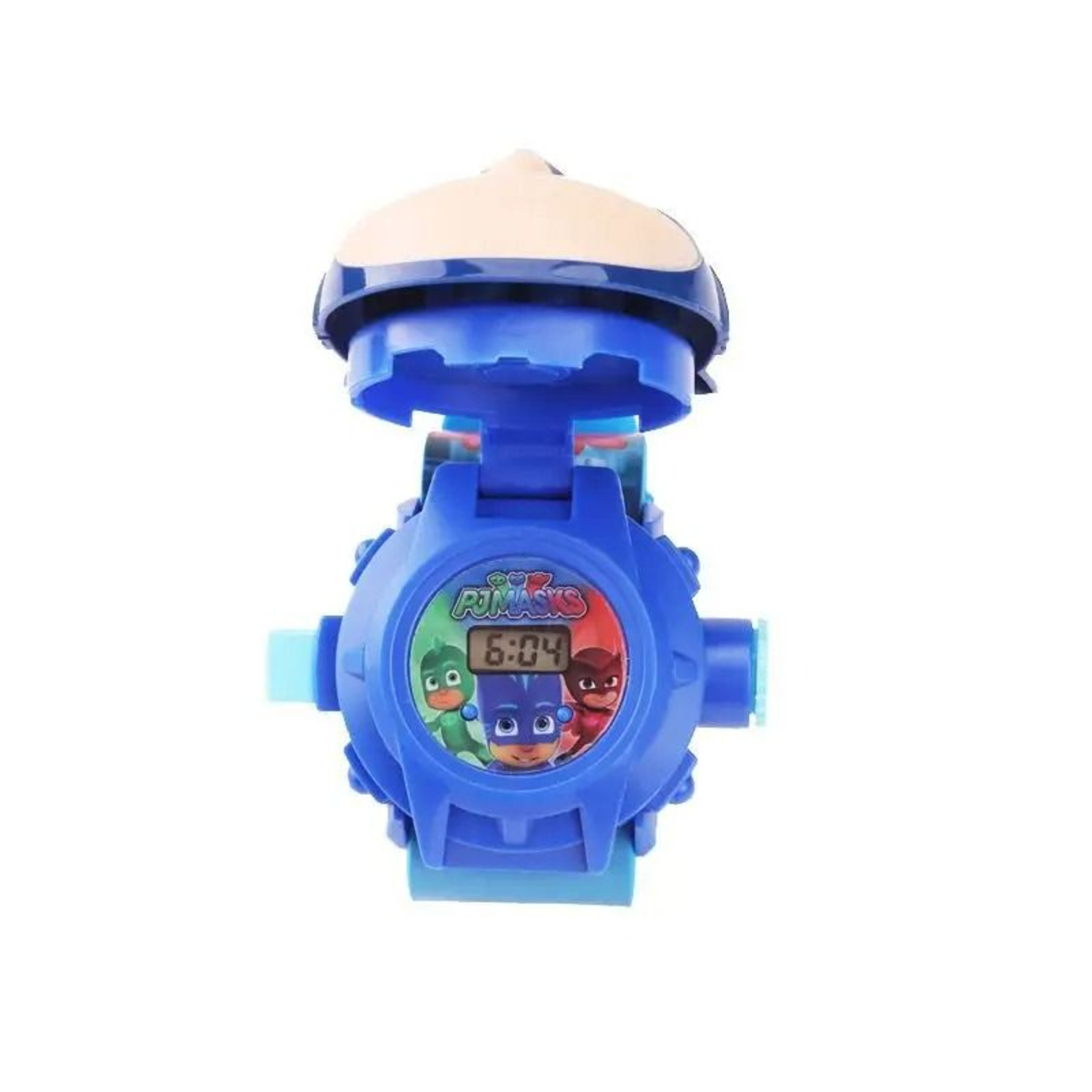 Kids Superhero 3D Character FlipCover Glow Digital Wristwatch 3