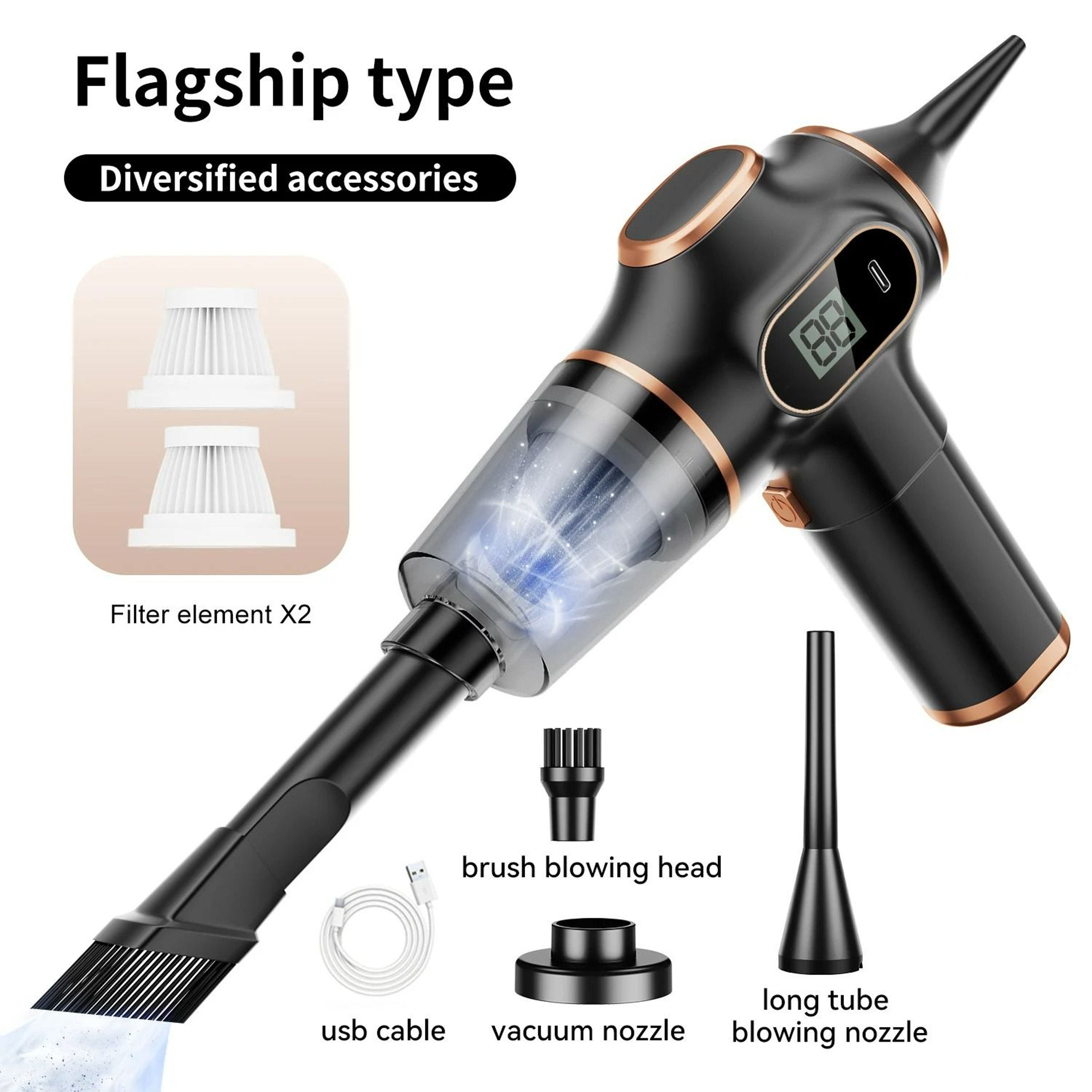 Cordless Handheld Car  Home Vacuum Cleaner 7