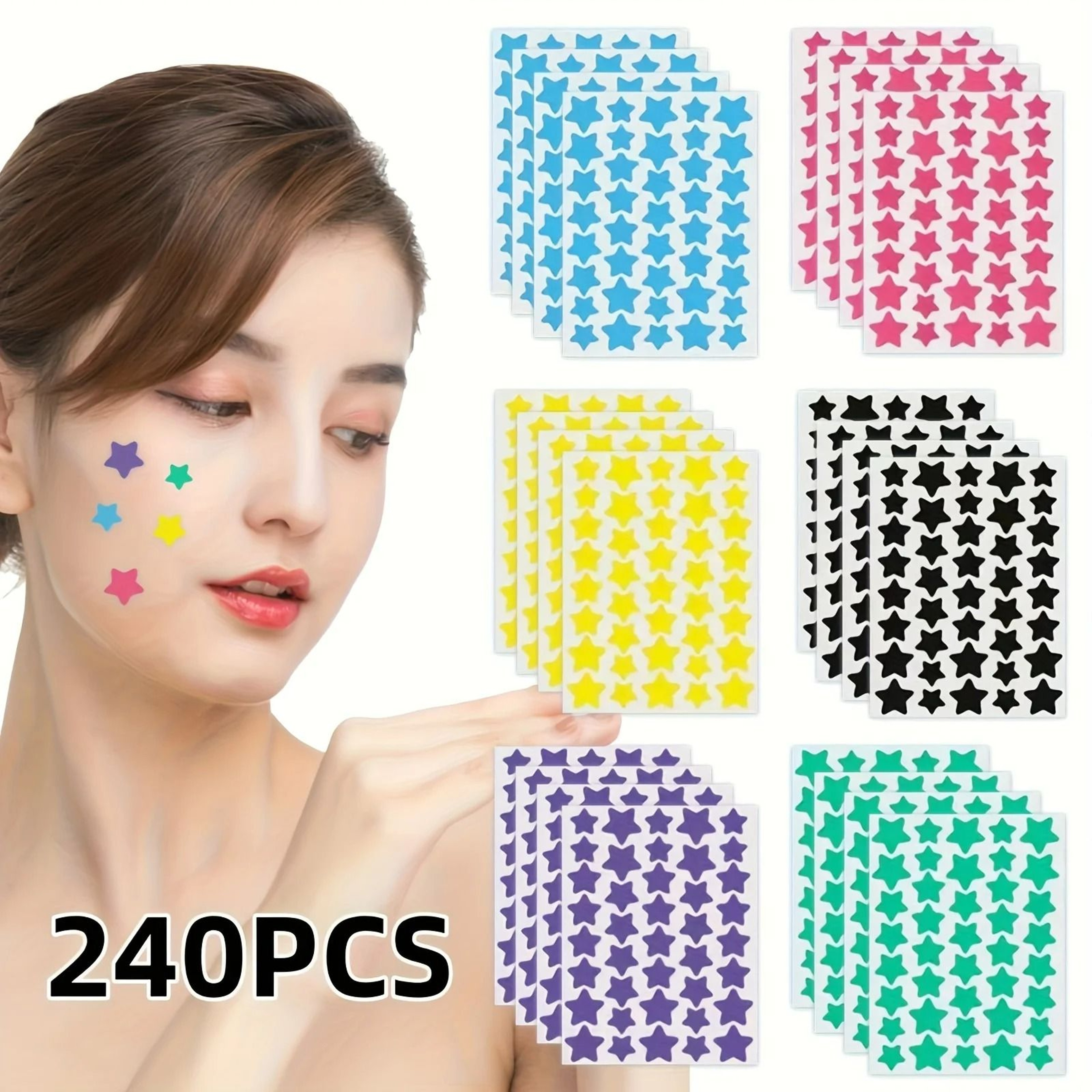 Superstar Hydrocolloid Star Pimple Patches 240Count 7