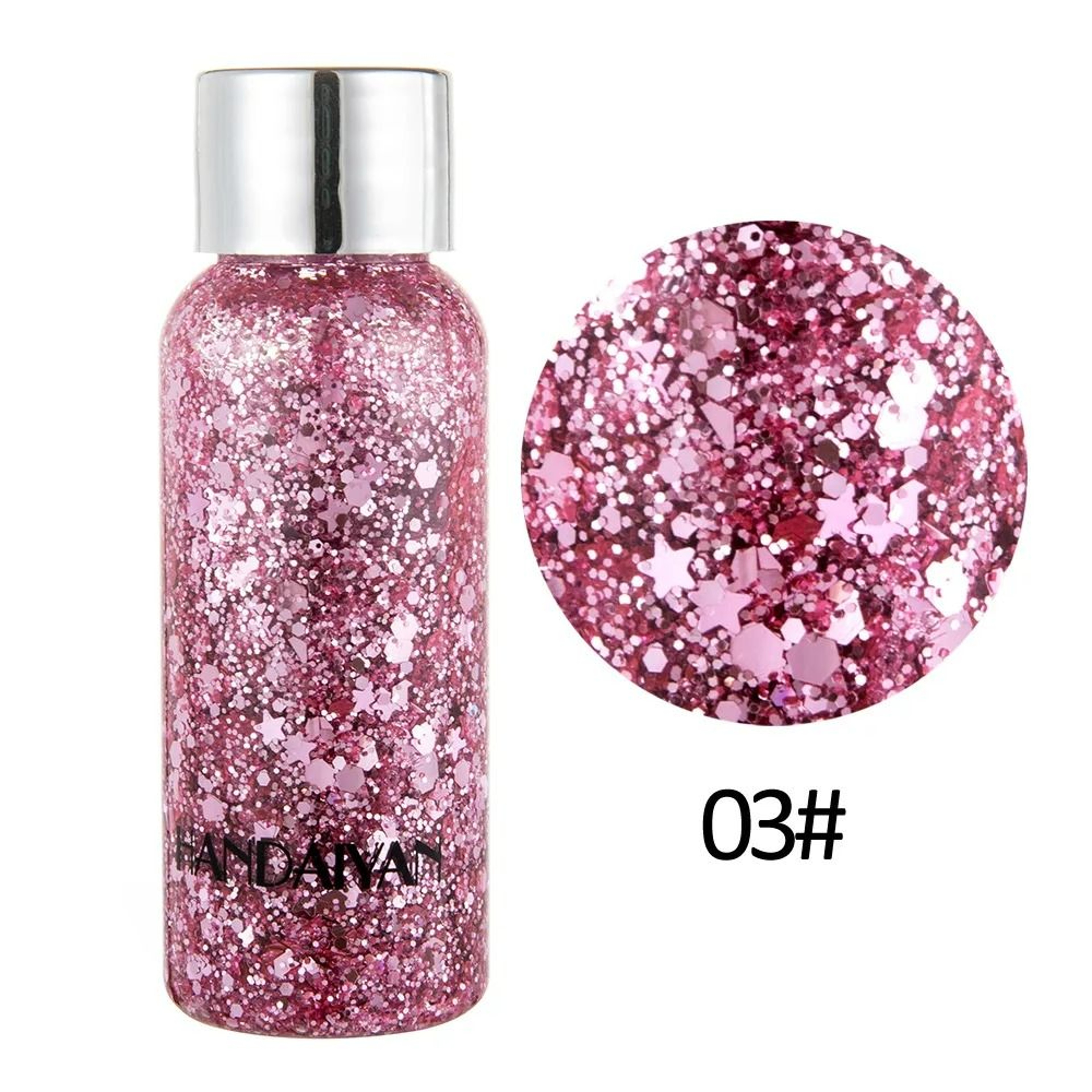 HighShine MultiUse Body  Face Glitter Gel For Festival  Party Makeup 9