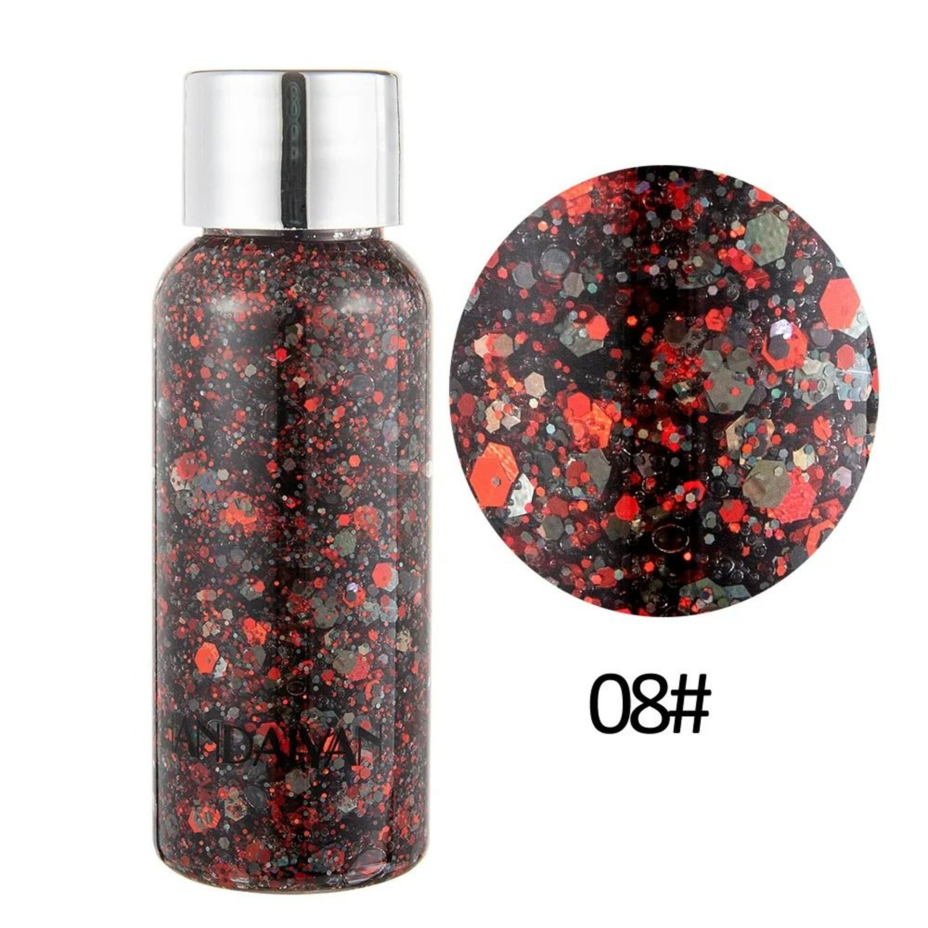 HighShine MultiUse Body  Face Glitter Gel For Festival  Party Makeup 13