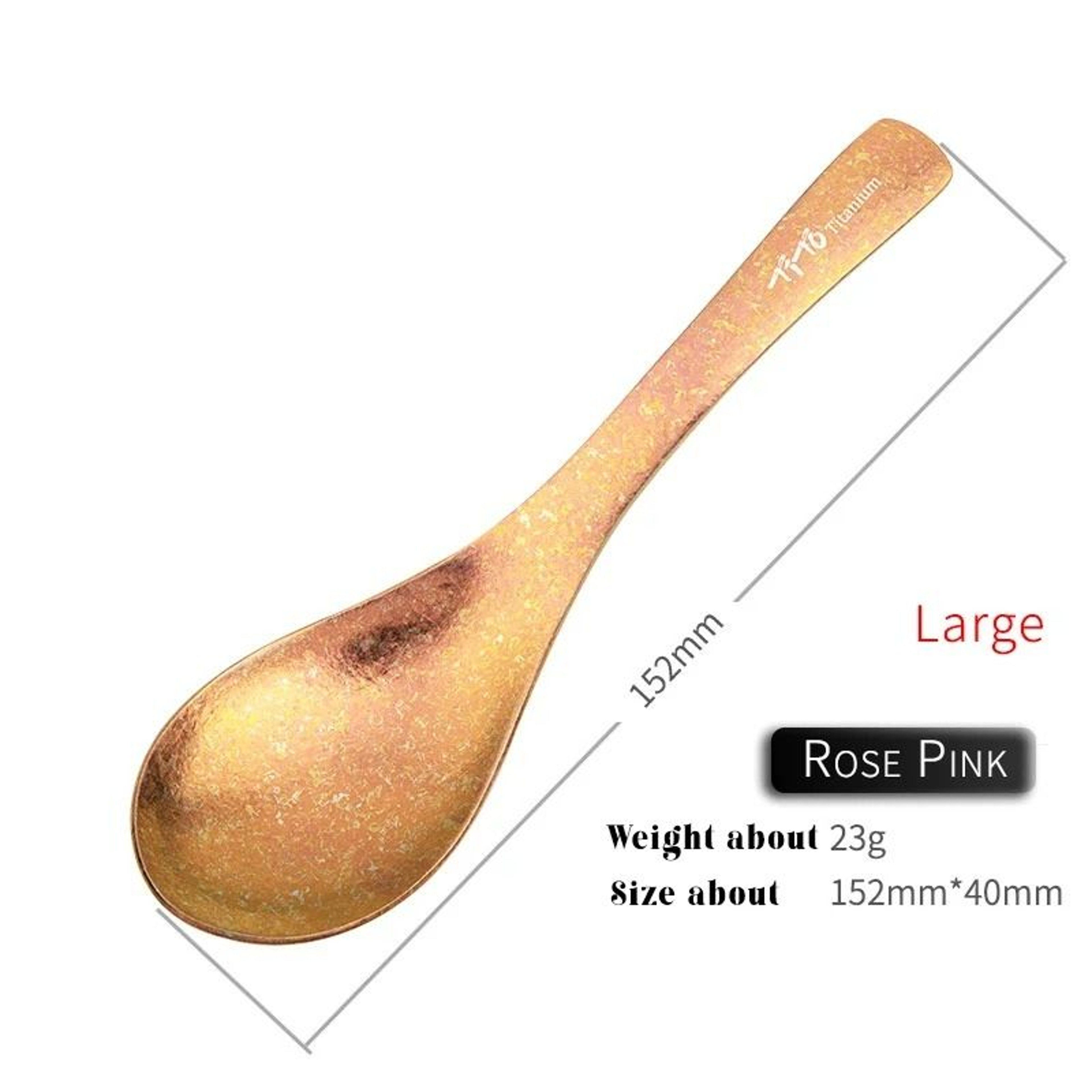 Ultralight Pure Titanium Soup Spoon And Outdoor Camping Meal Ladle 18