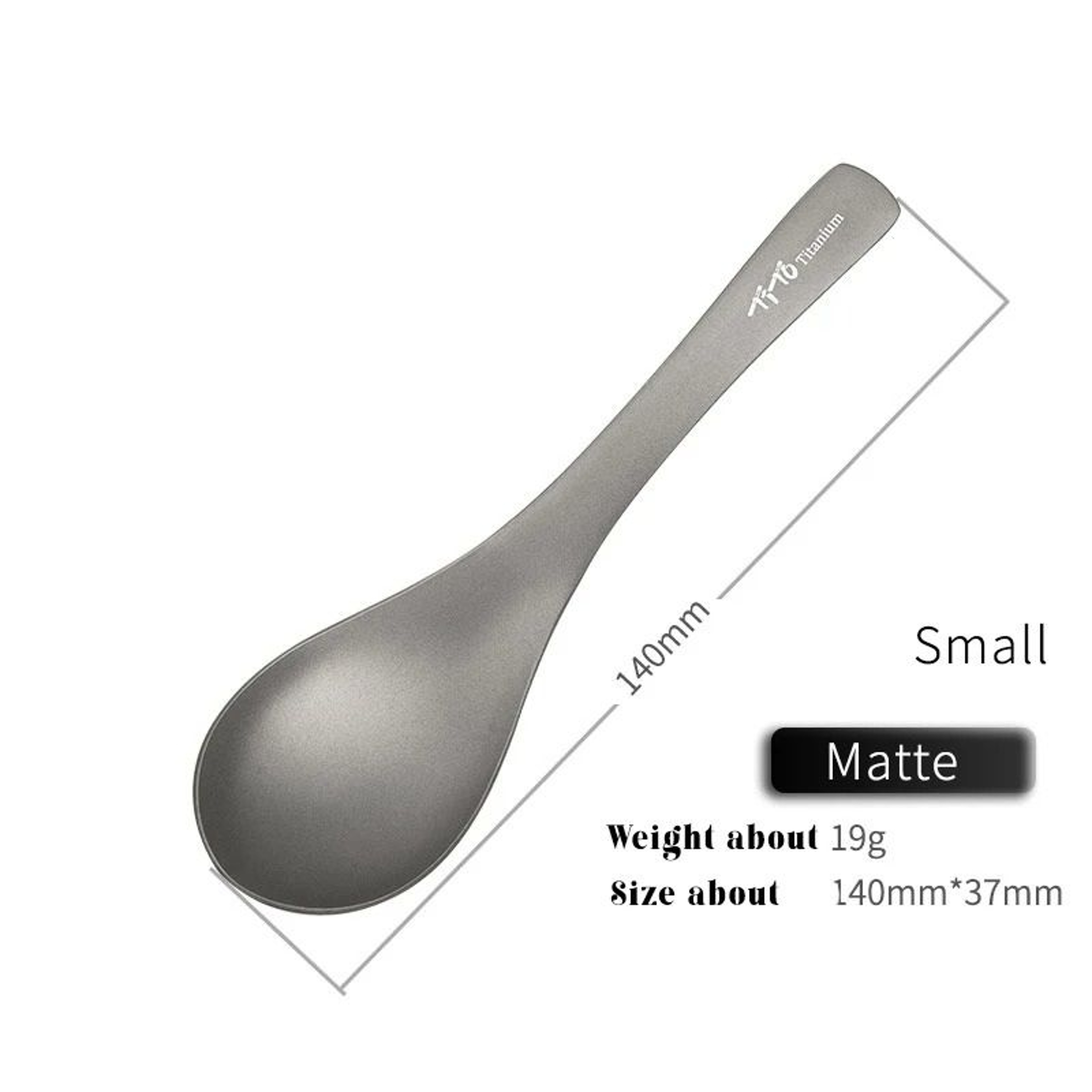 Ultralight Pure Titanium Soup Spoon And Outdoor Camping Meal Ladle 7