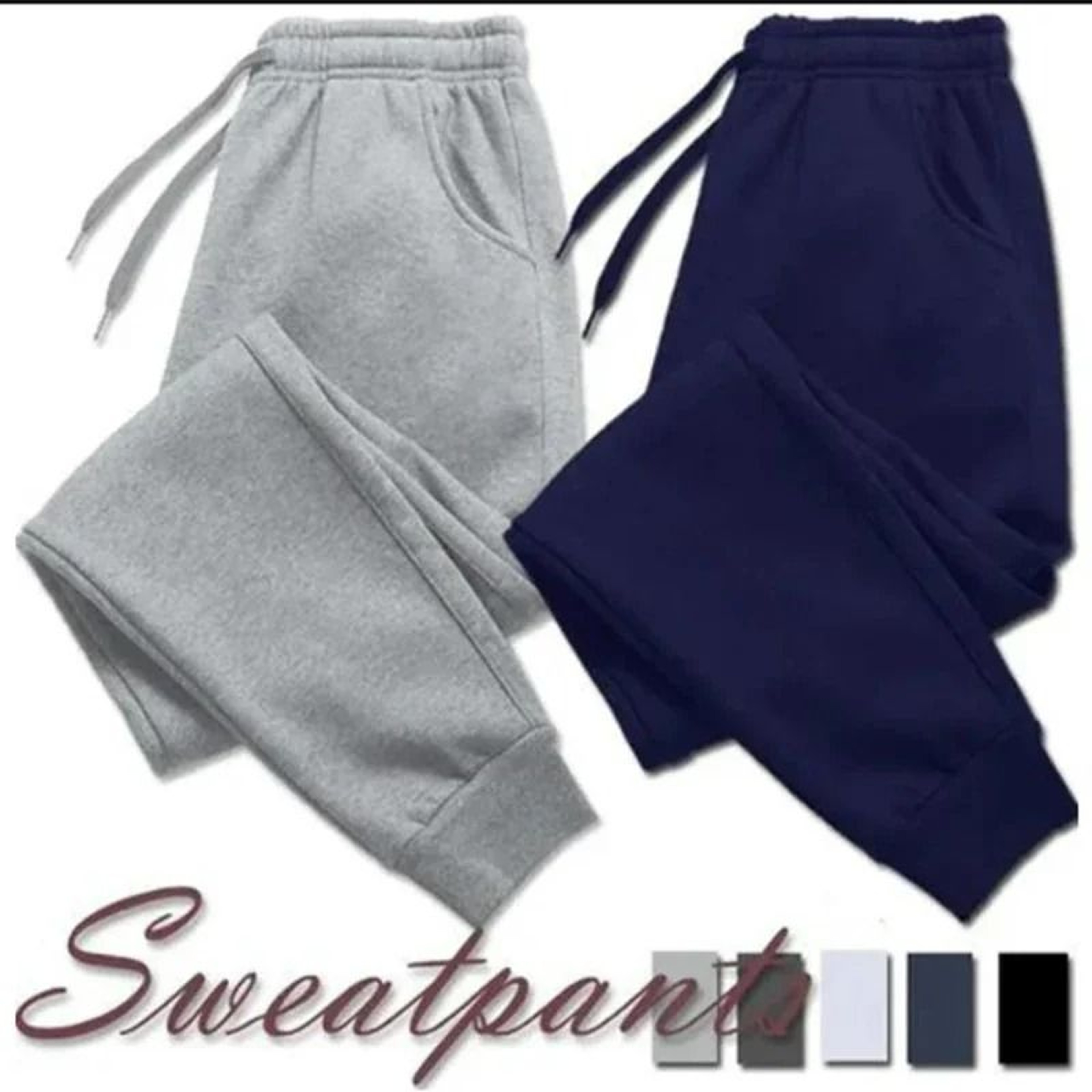 Womens Casual HighWaisted Baggy Lounge Sweatpants 0