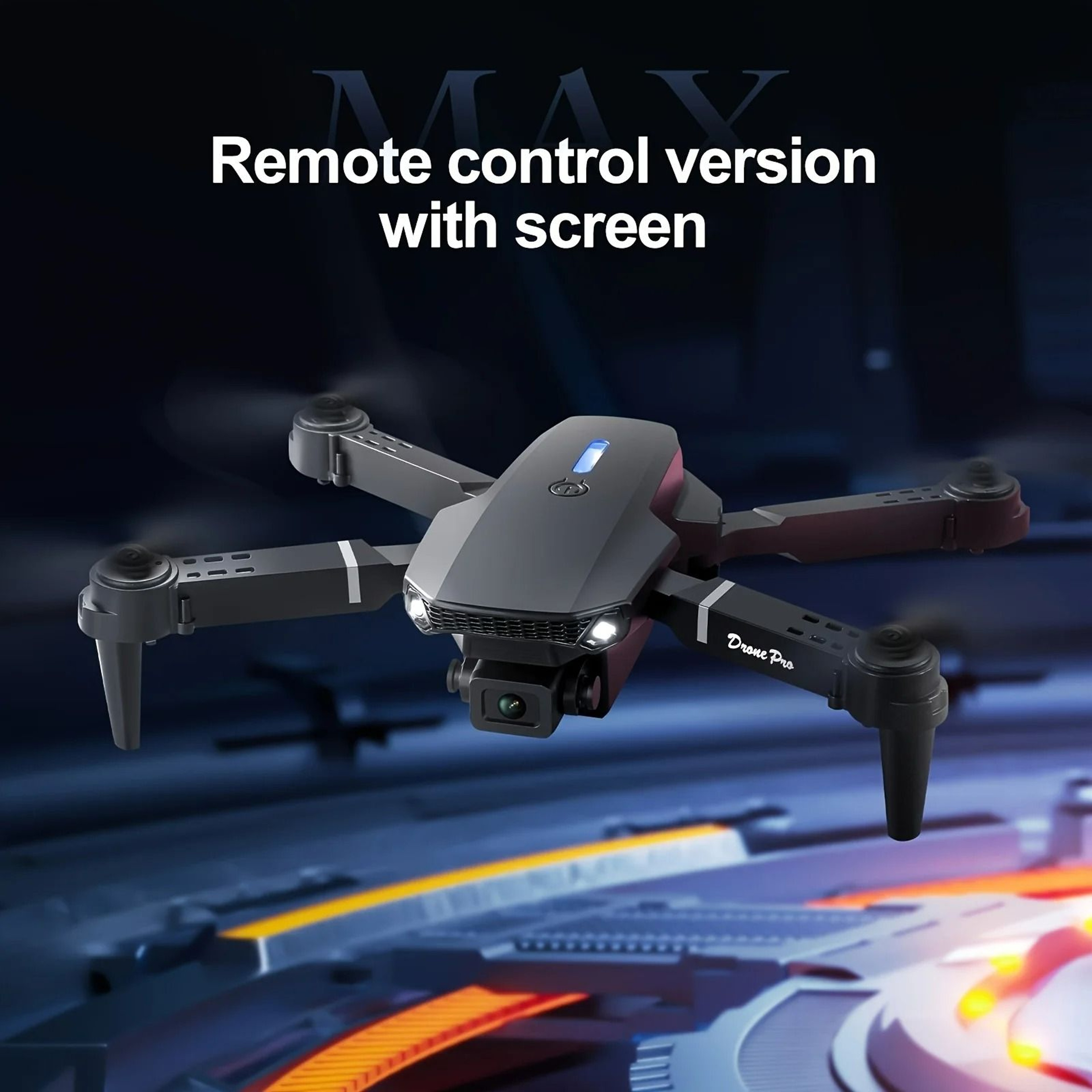 E88 PRO MAX 4K DualCamera Foldable RC Quadcopter Drone With Optical Flow  OneKey Return 3