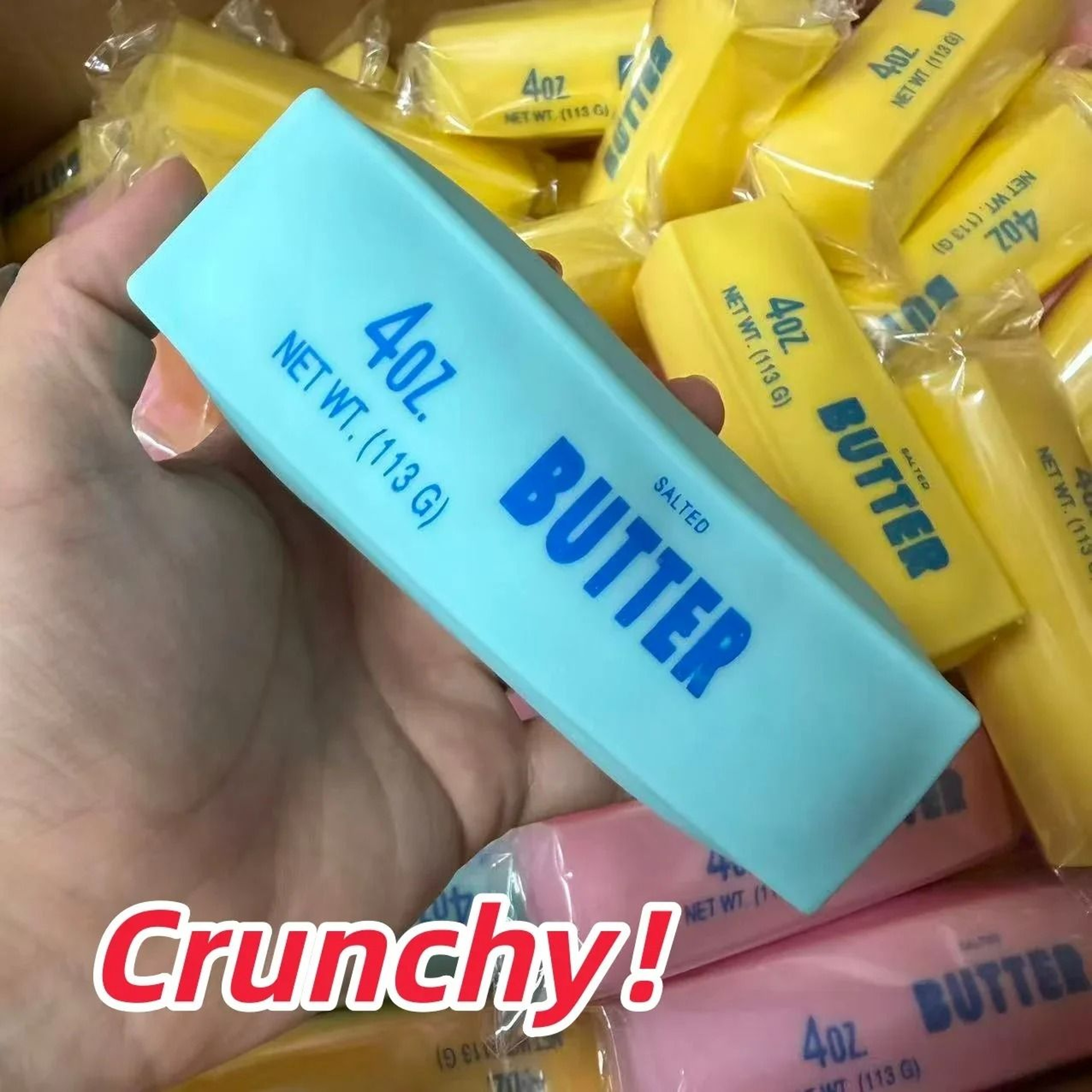 Crunchy Butter Stick SlowRebound Sensory Squeeze  Stress Relief Fidget Toy 4