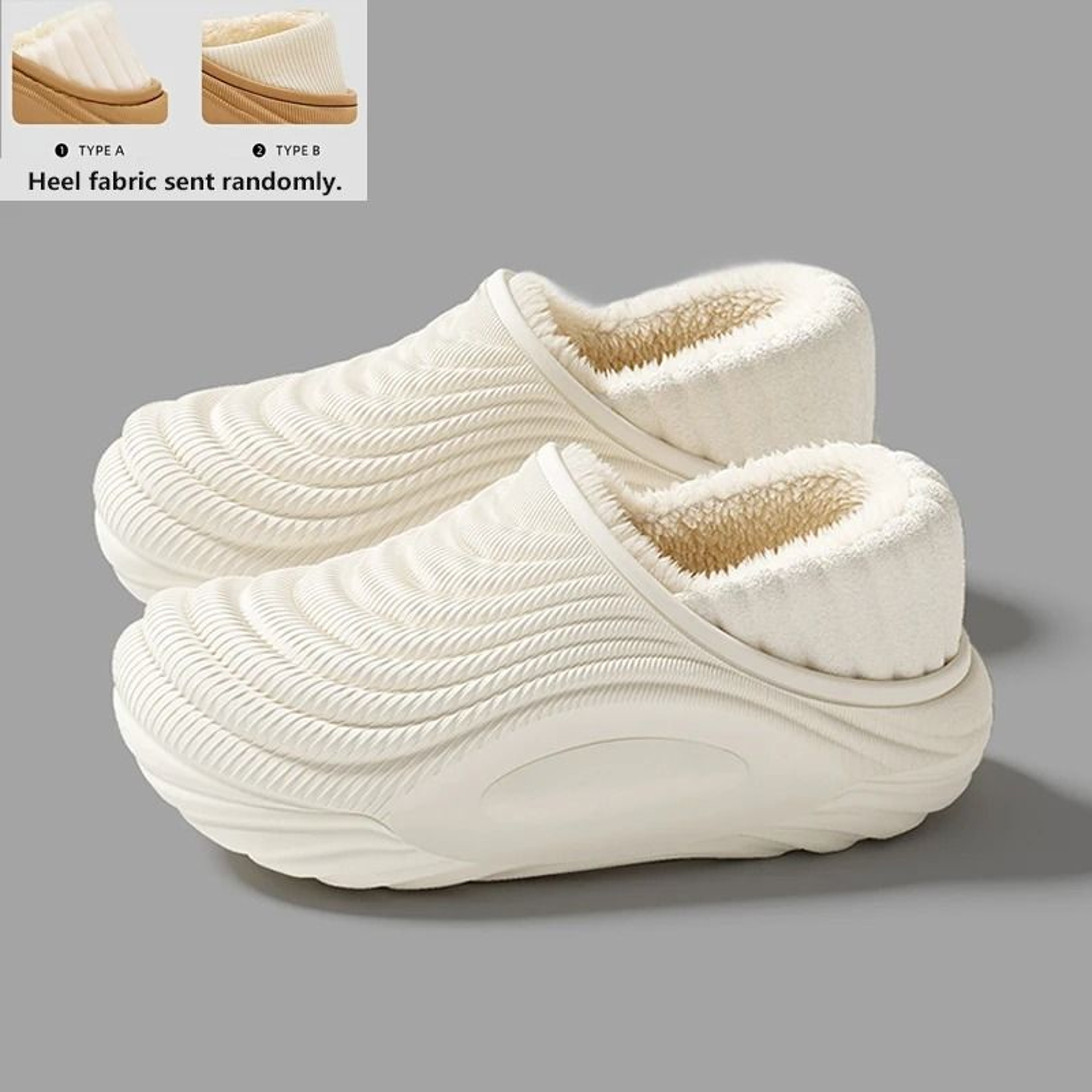 Waterproof PlushLined ThickSole Indoor Winter Slippers 8