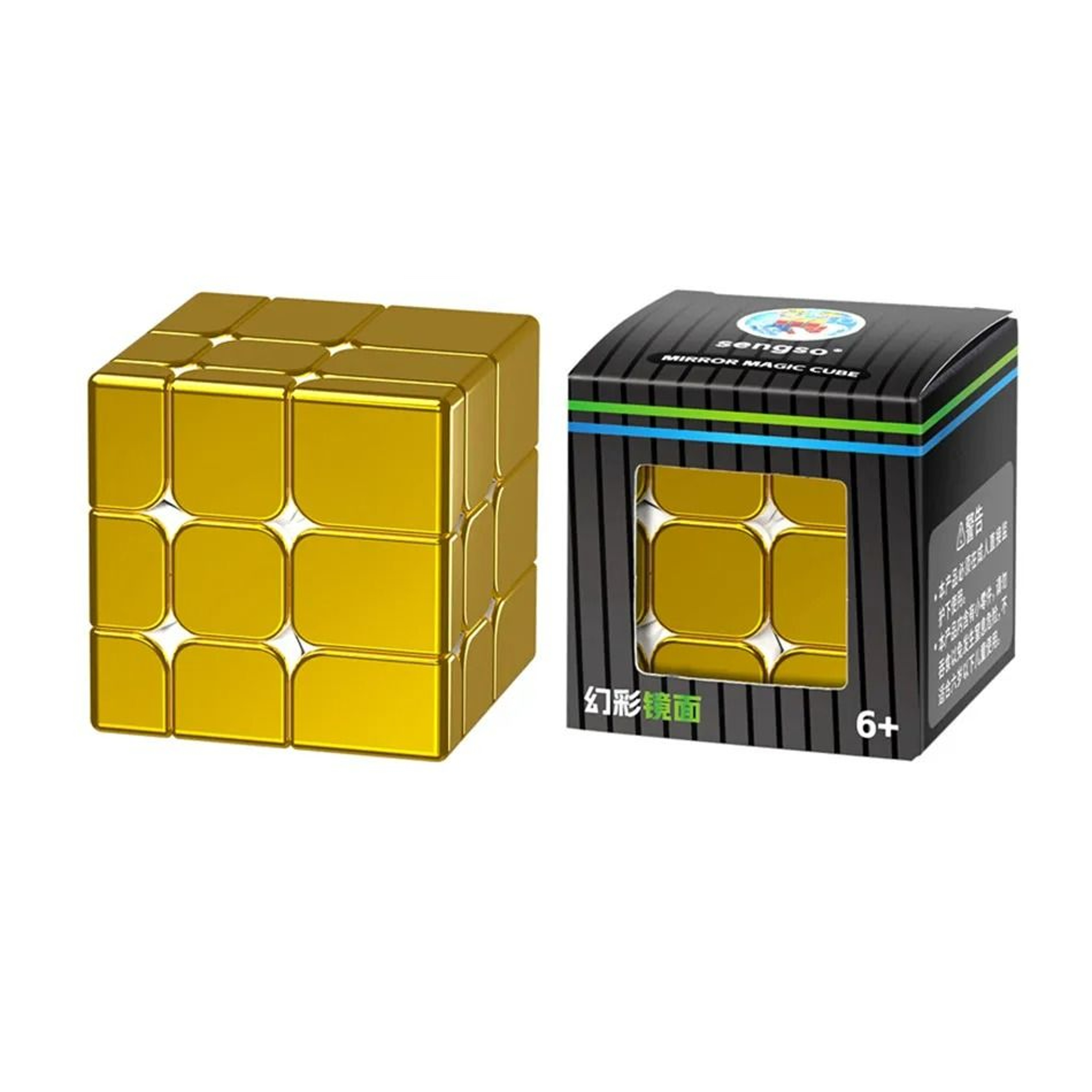 Shengshou Electroplated Metallic 3x3x3 Magnetic Speed Cube 13