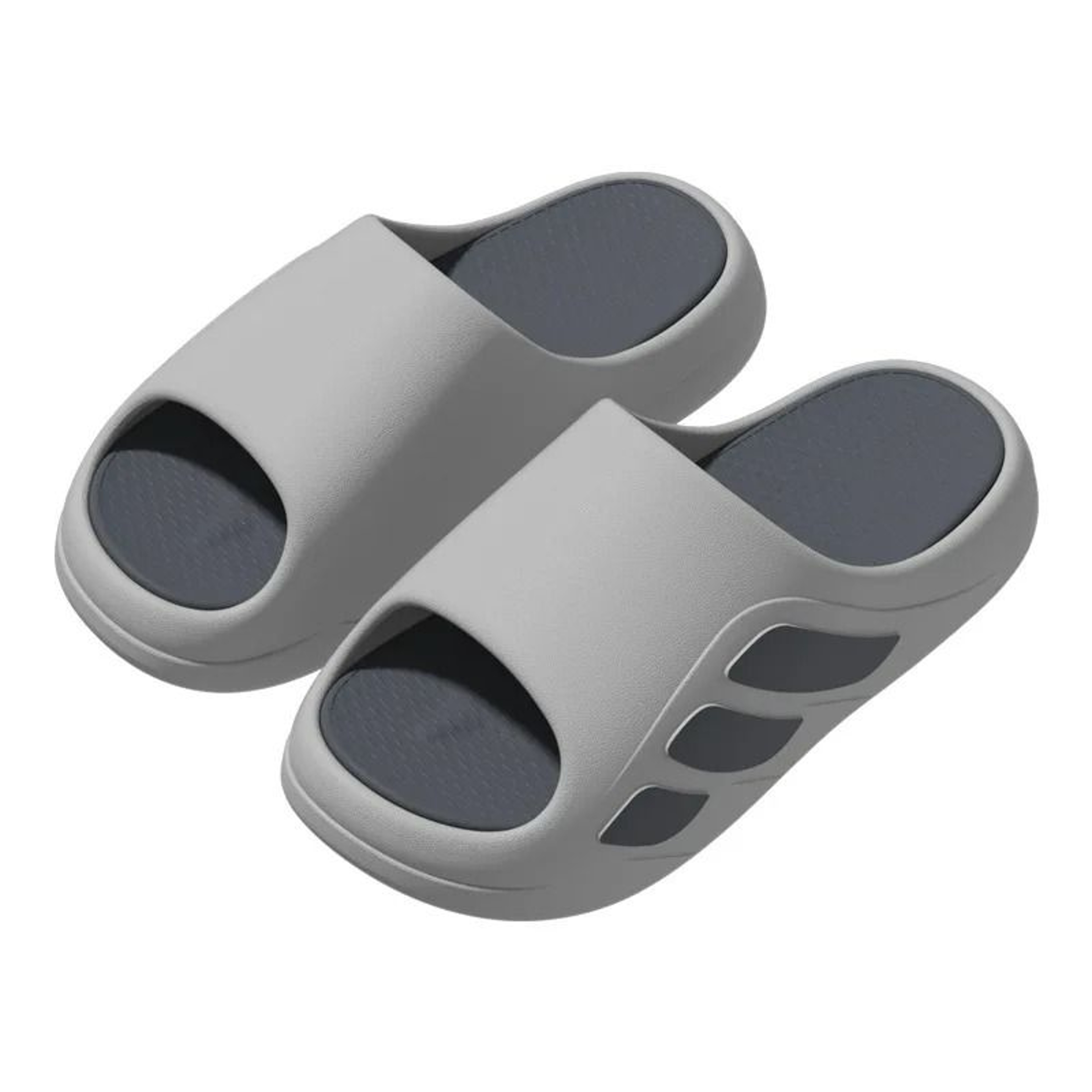 Mens UltraCushioned Outdoor Sports Slides  AntiOdor Recovery Sandals 4