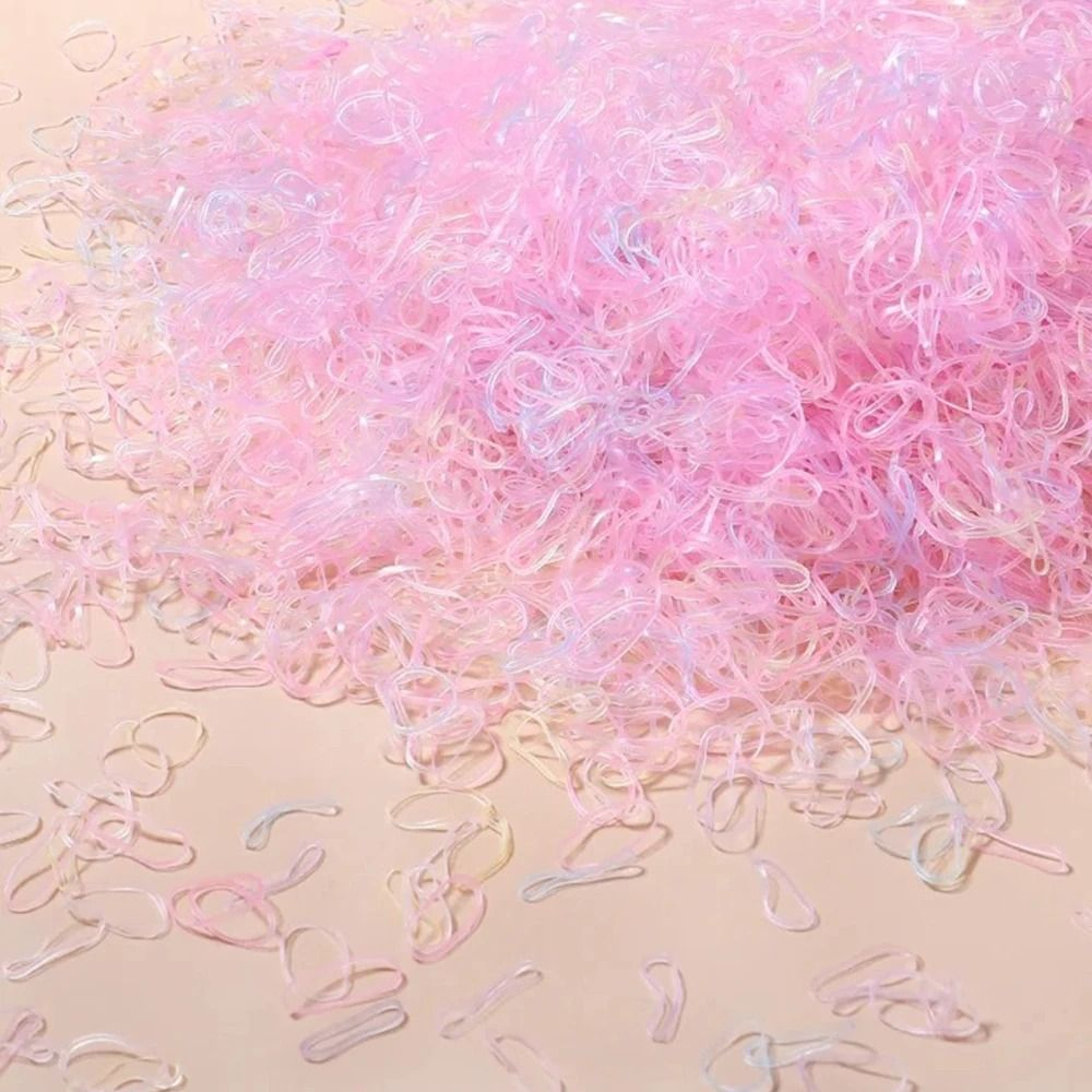 Colorful Seamless Elastic Mini Hair Ties  Ponytail Bands Set 14