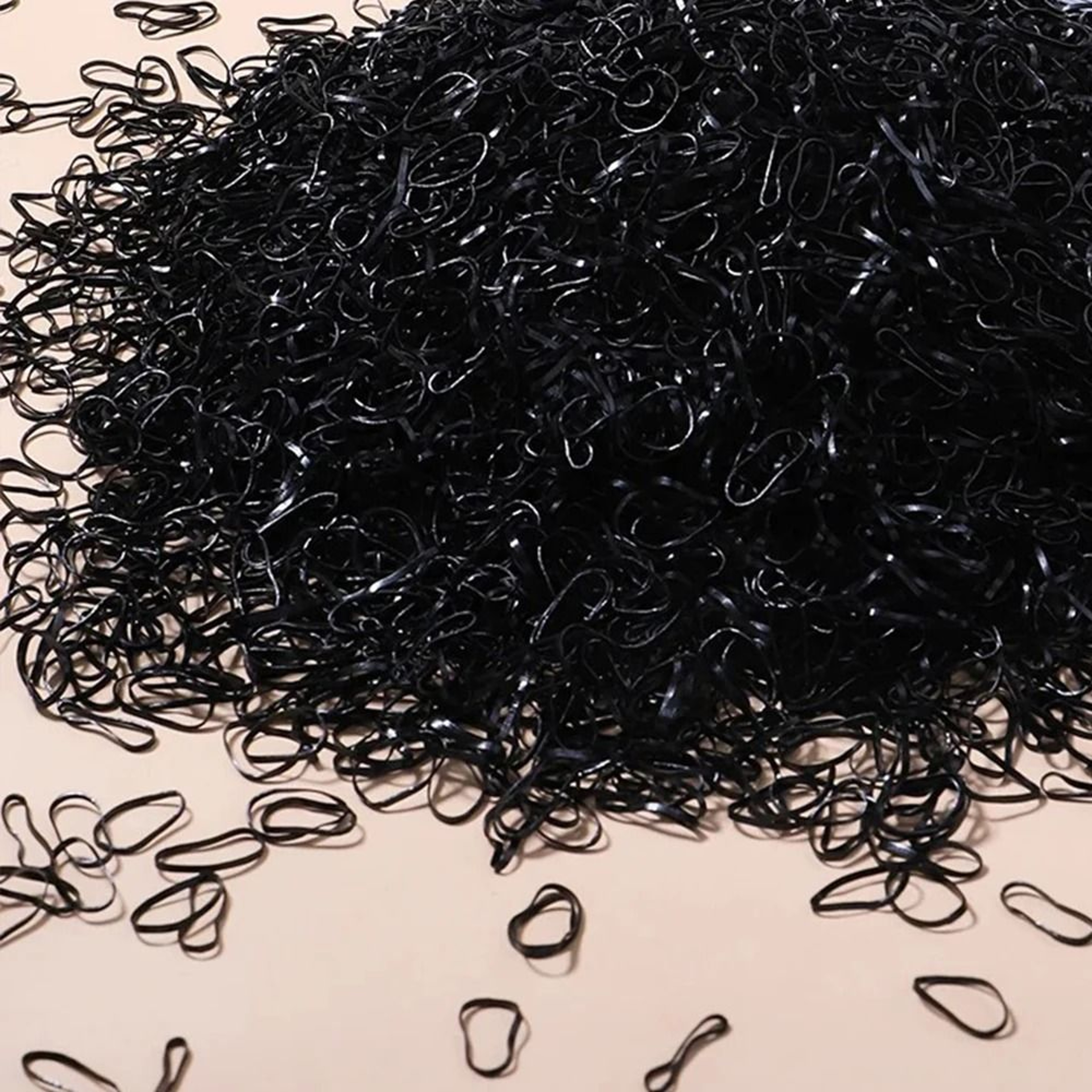 Colorful Seamless Elastic Mini Hair Ties  Ponytail Bands Set 8