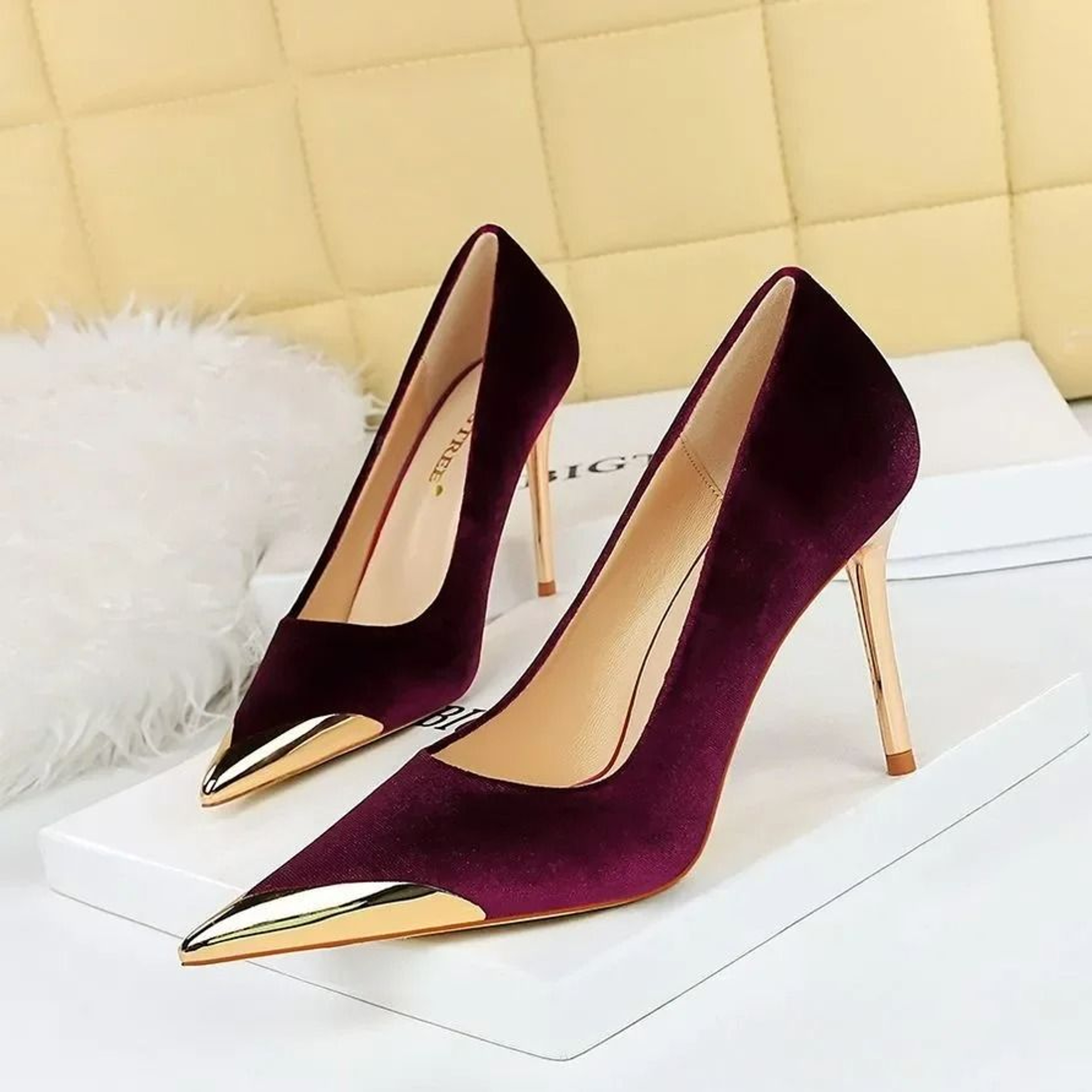 Classic Womens PointedToe Black Stiletto Pumps  Comfortable HighHeel Dress Shoes 4